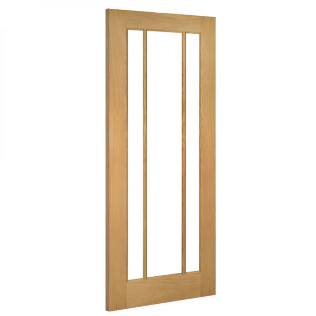 Norwich Unfinished Oak Bevelled Glaze Internal Door