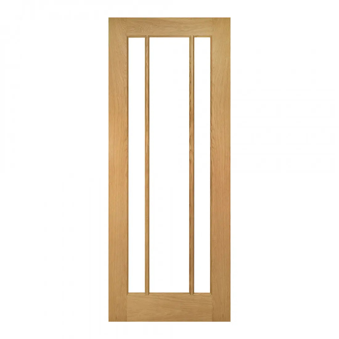 Norwich Unfinished Oak Bevelled Glaze Internal Door