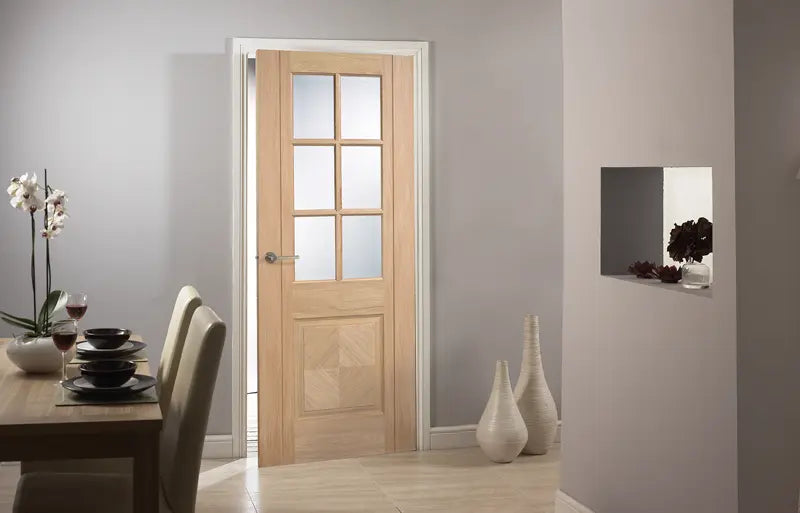 Oak Barcelona 1P 6G Pre-Finished LPD Doors