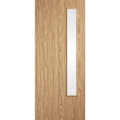 Pre-finished Oak Flush 20G Fire Door LPD Doors