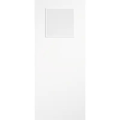 Primed White Flush 1G Fire Door LPD Doors