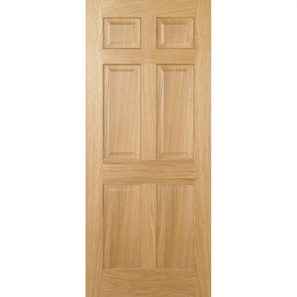 Regency 6P Pre-Finished Oak Fire Door