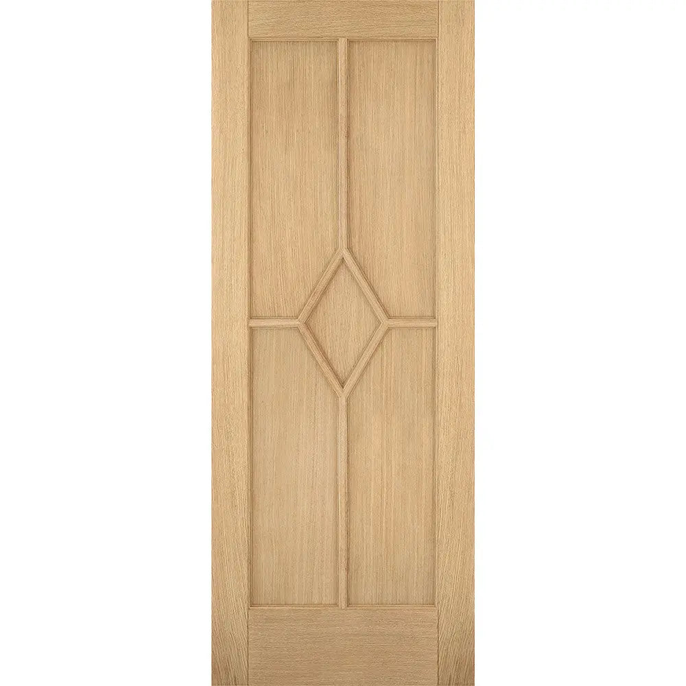 Reims 5P Pre-finished Oak Fire Door