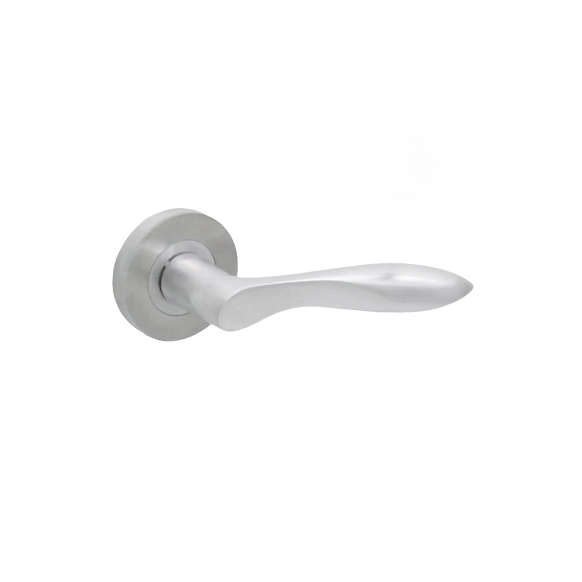 Pearle Lever Door Handle Satin Chrome Spira
