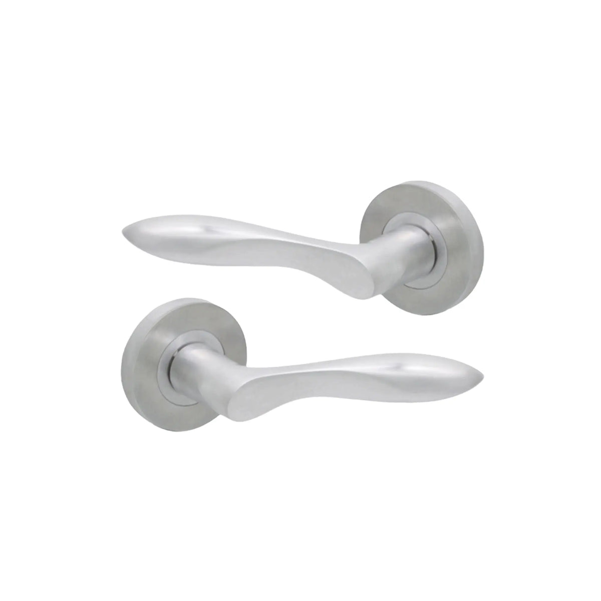 Pearle Lever Door Handle Satin Chrome Spira