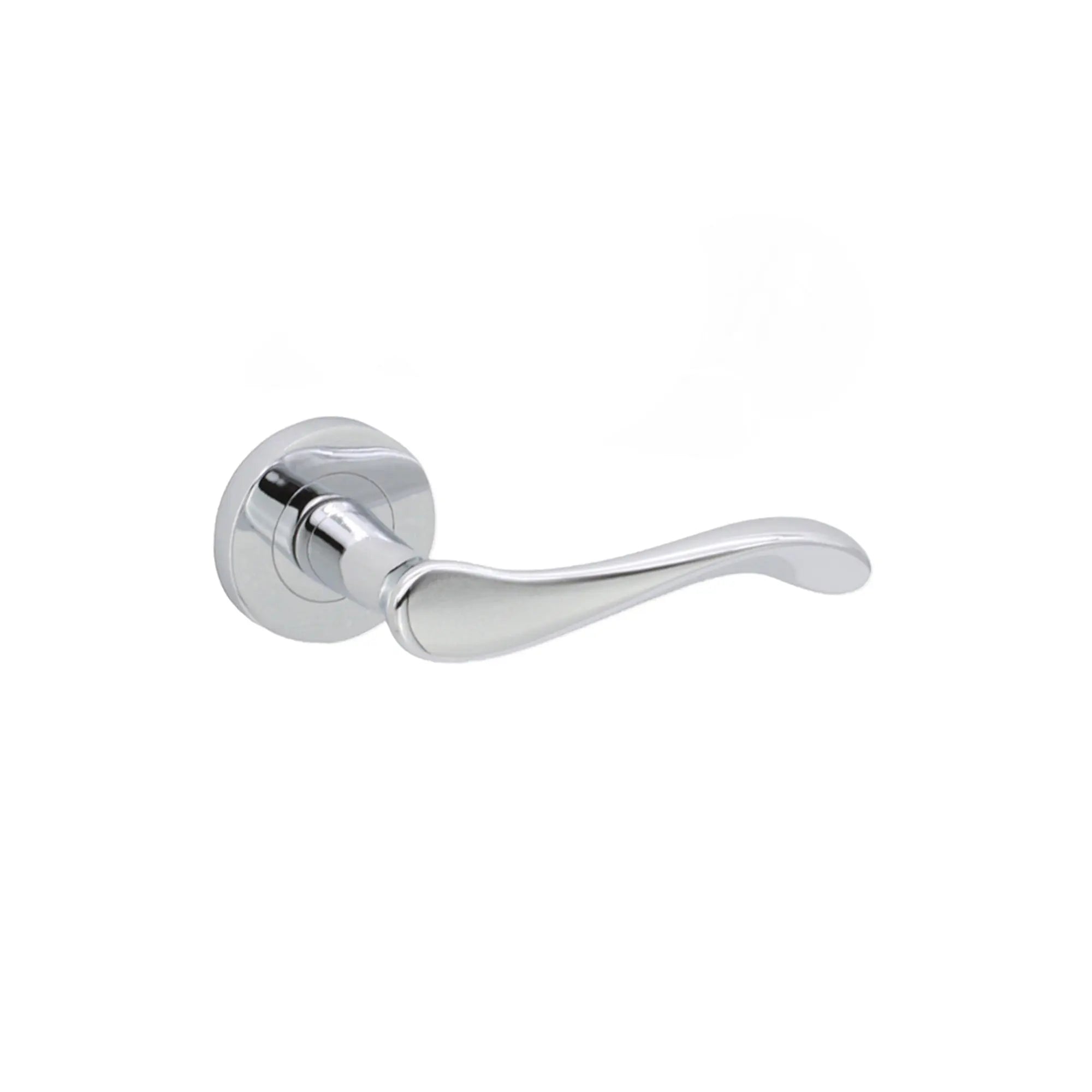 Rosalie Lever Door Handle Polished Chrome Spira