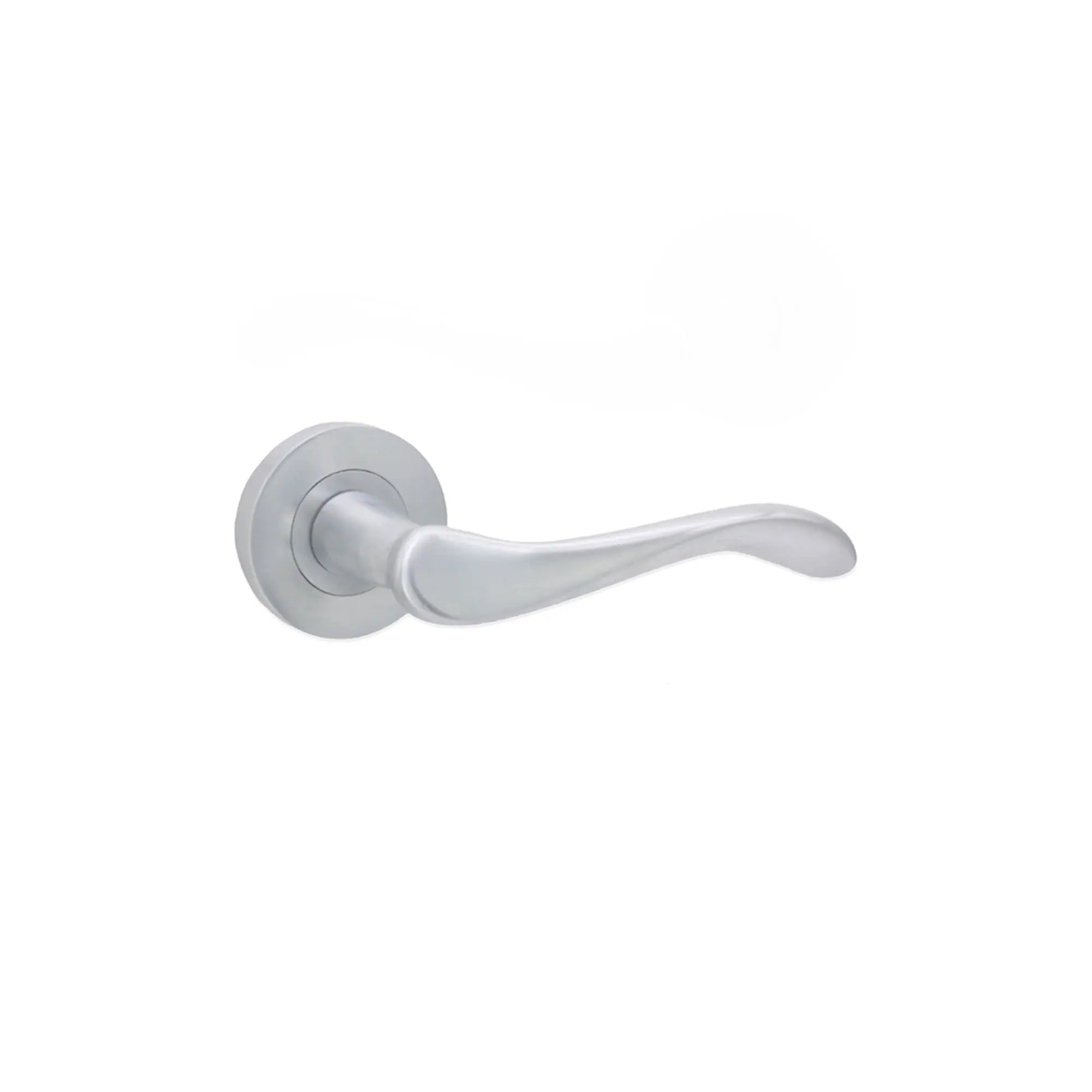 Rosalie Lever Door Handle Satin Chrome Spira