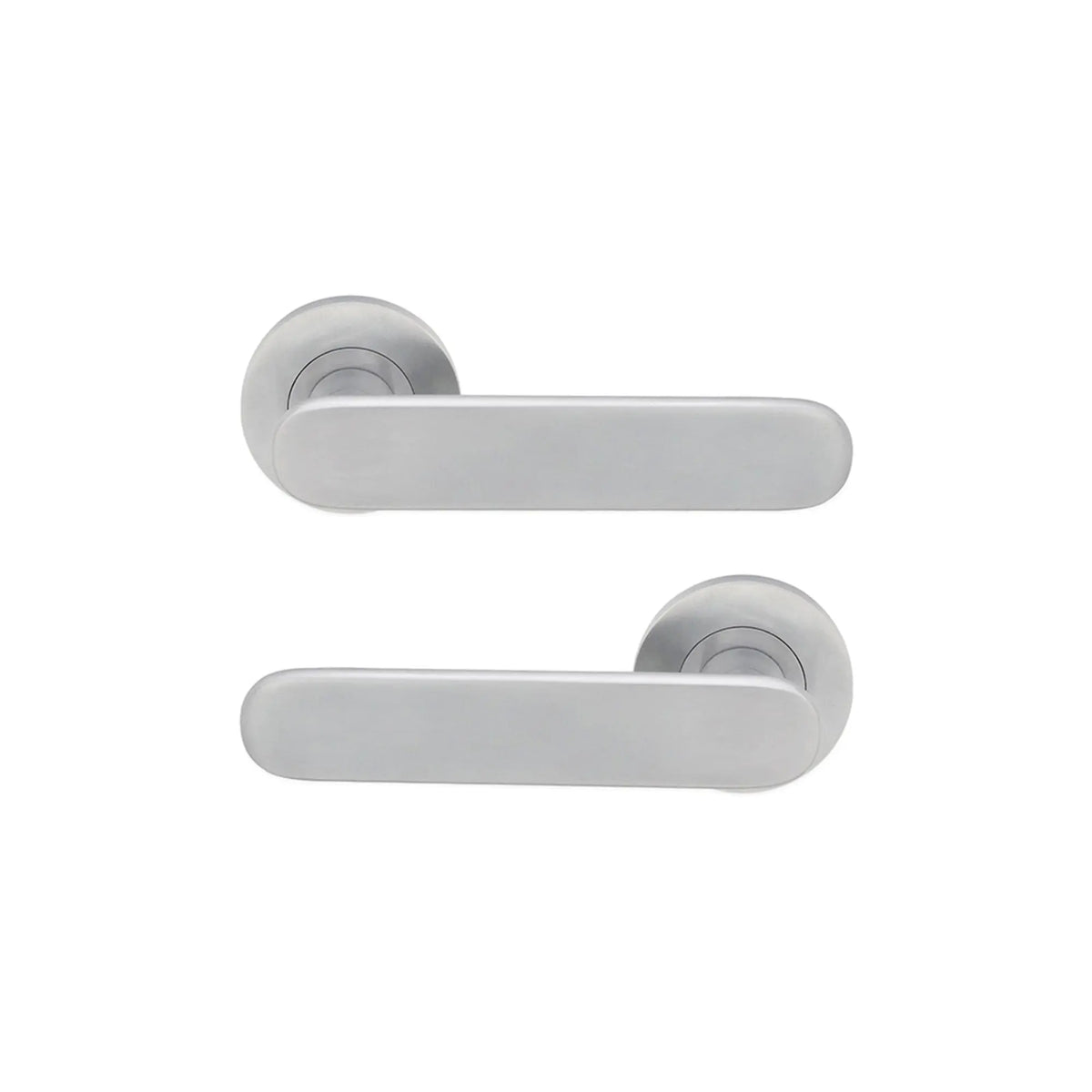 Skyla Lever Door Handle Satin Chrome Spira