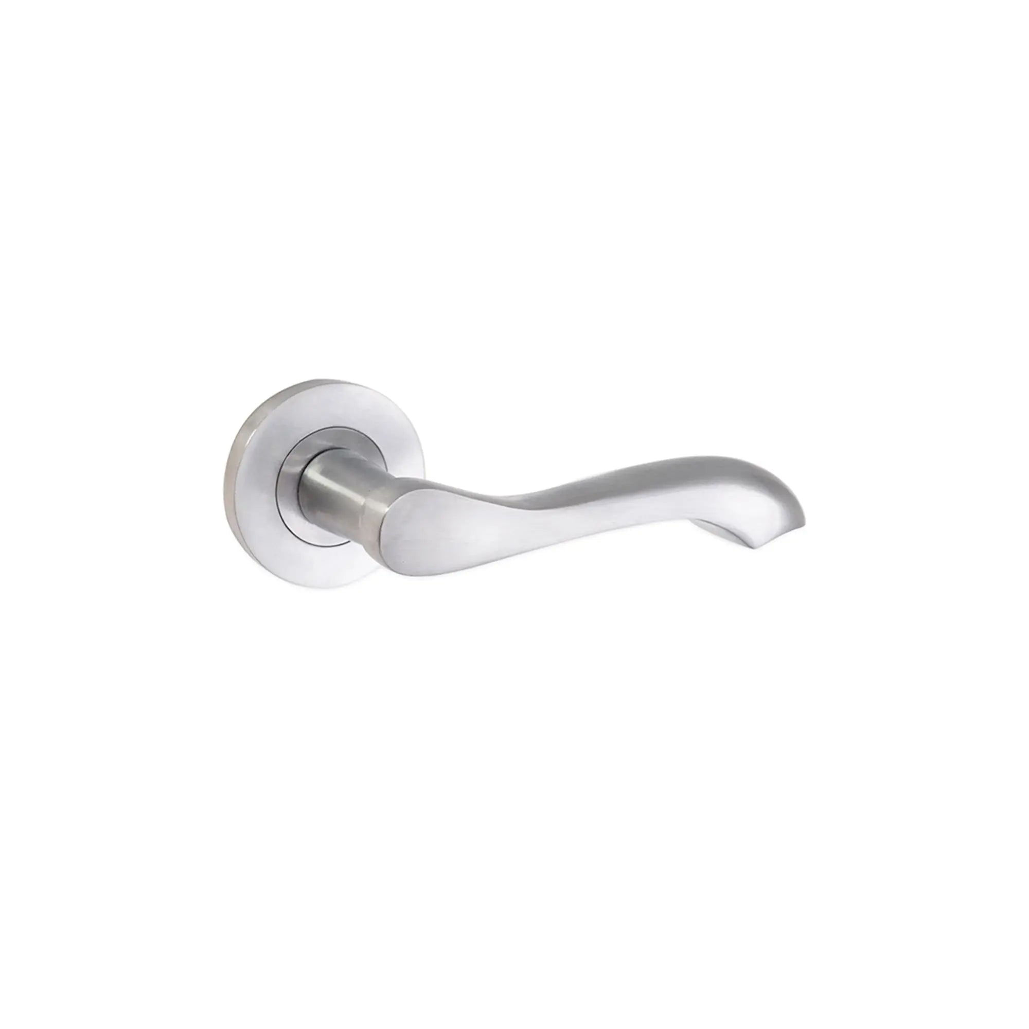 Camila Lever Door Handle Satin Chrome Spira