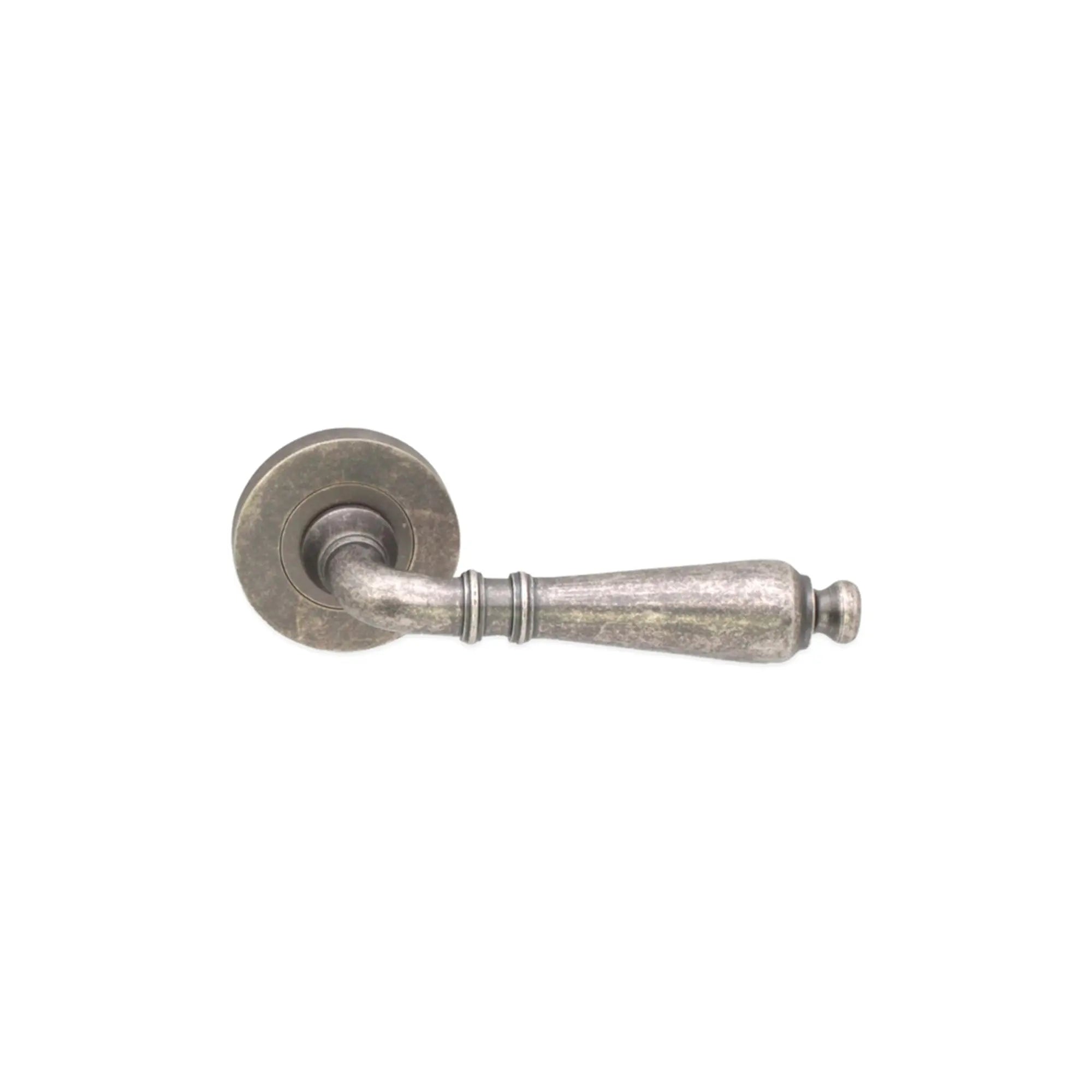 Hazel Lever Door Handle Pewter Spira