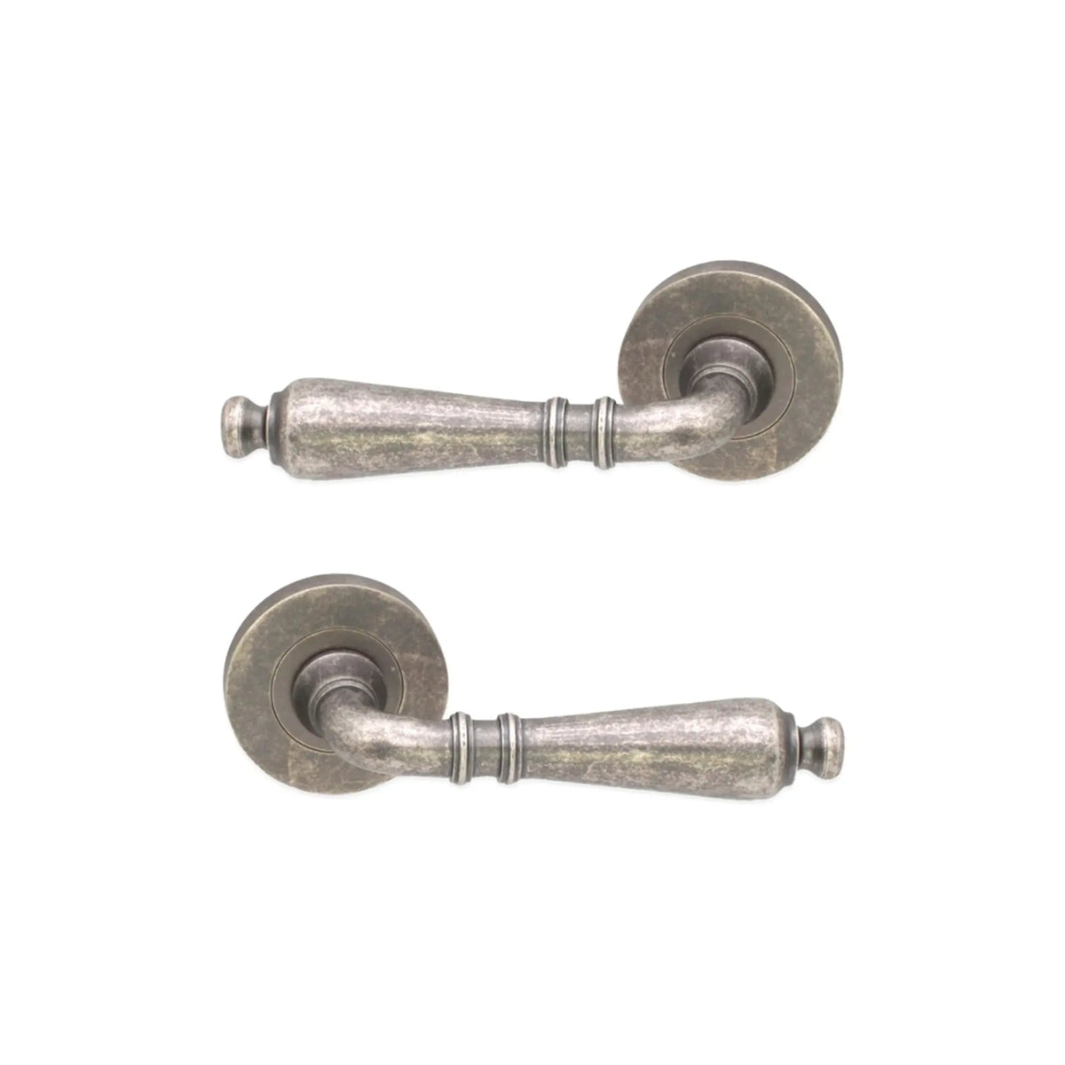 Hazel Lever Door Handle Pewter Spira