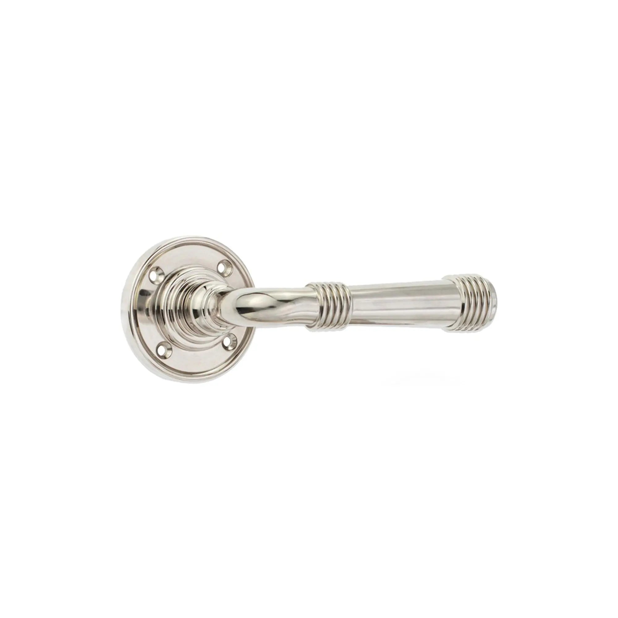 Beehive Lever on Rose Polished Nickel Spira