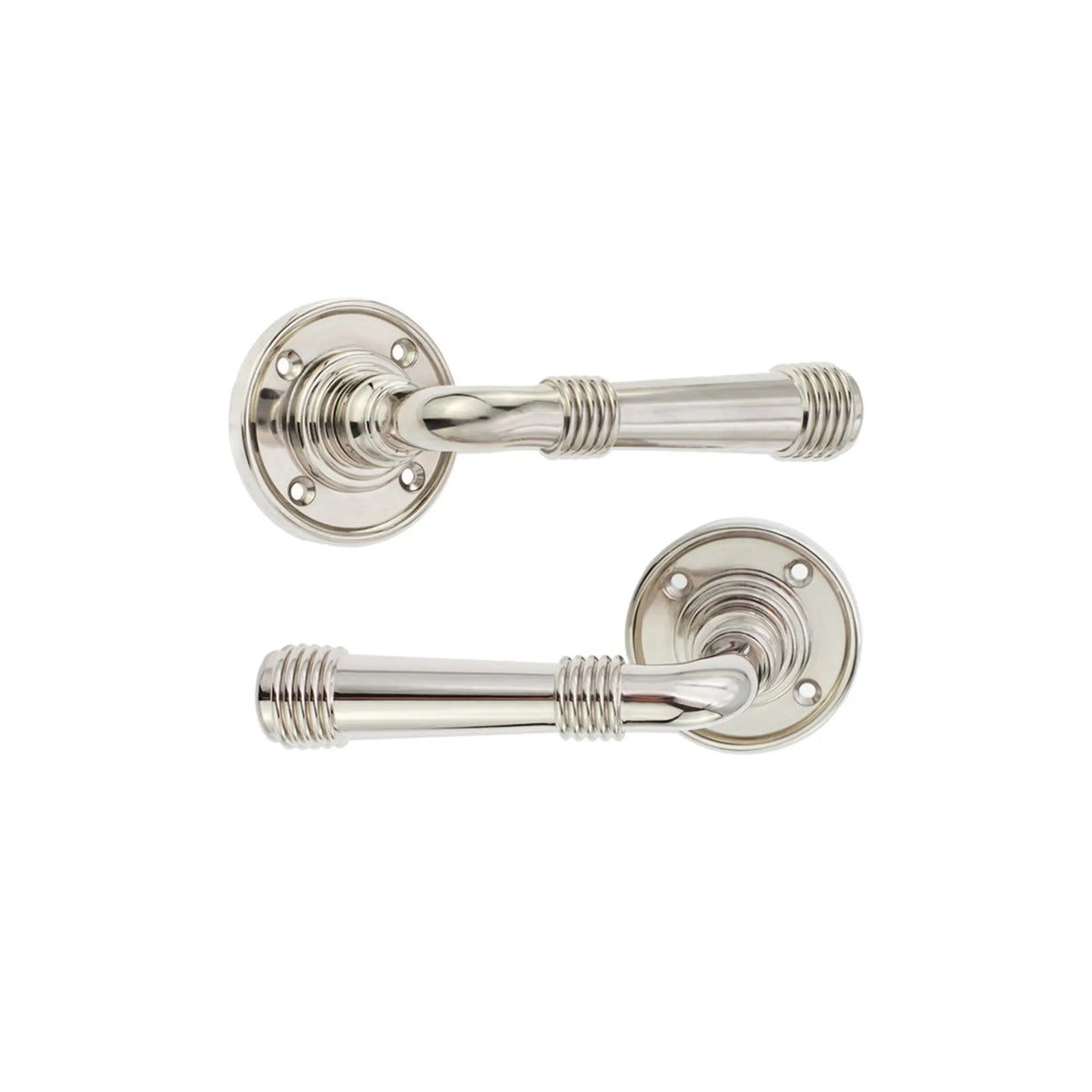 Beehive Lever on Rose Polished Nickel Spira