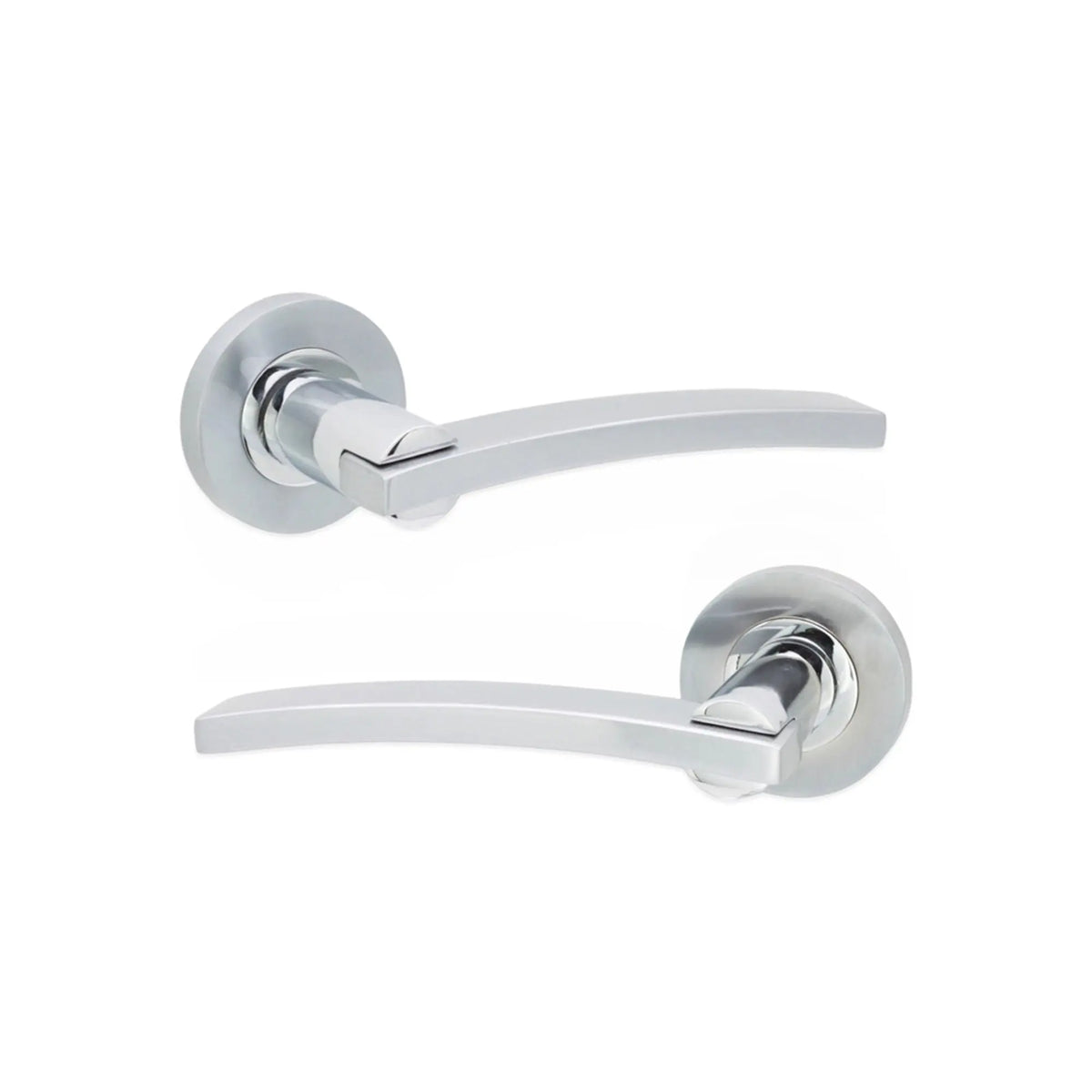 Carol Lever Door Handle Dual Tone Spira
