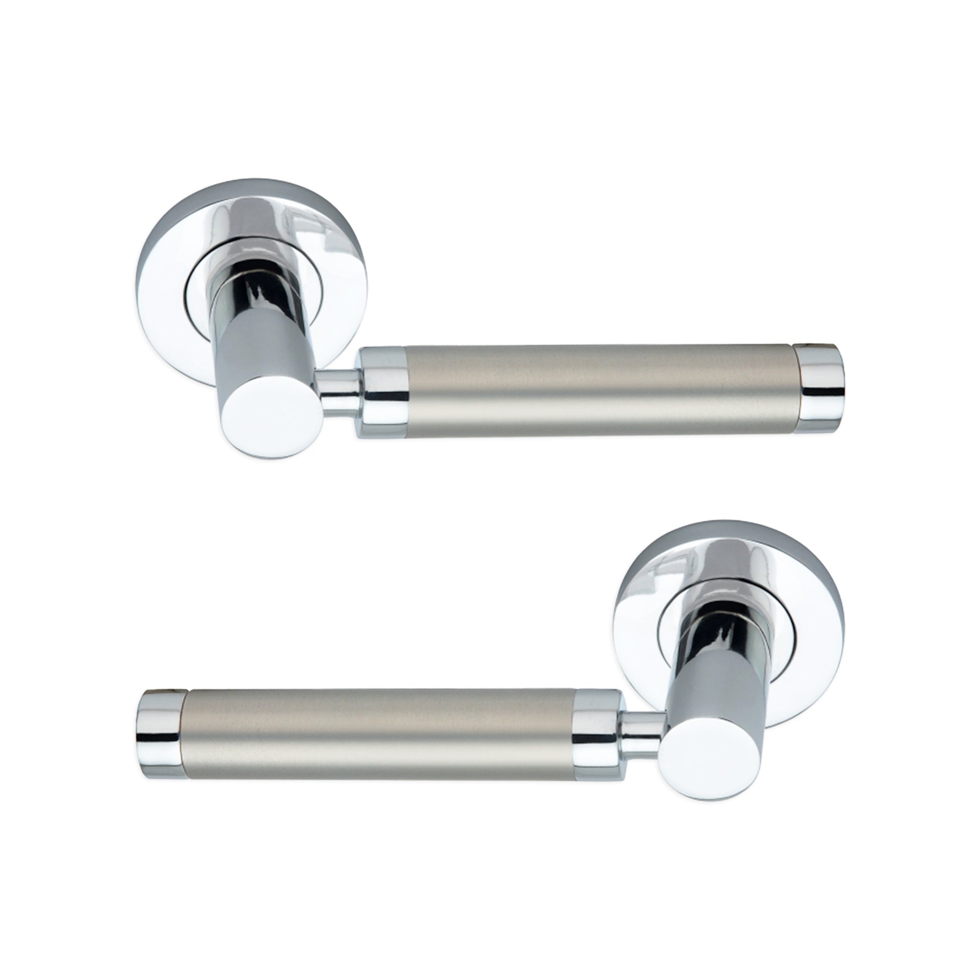 Zest Lever Door Handle Dual Tone