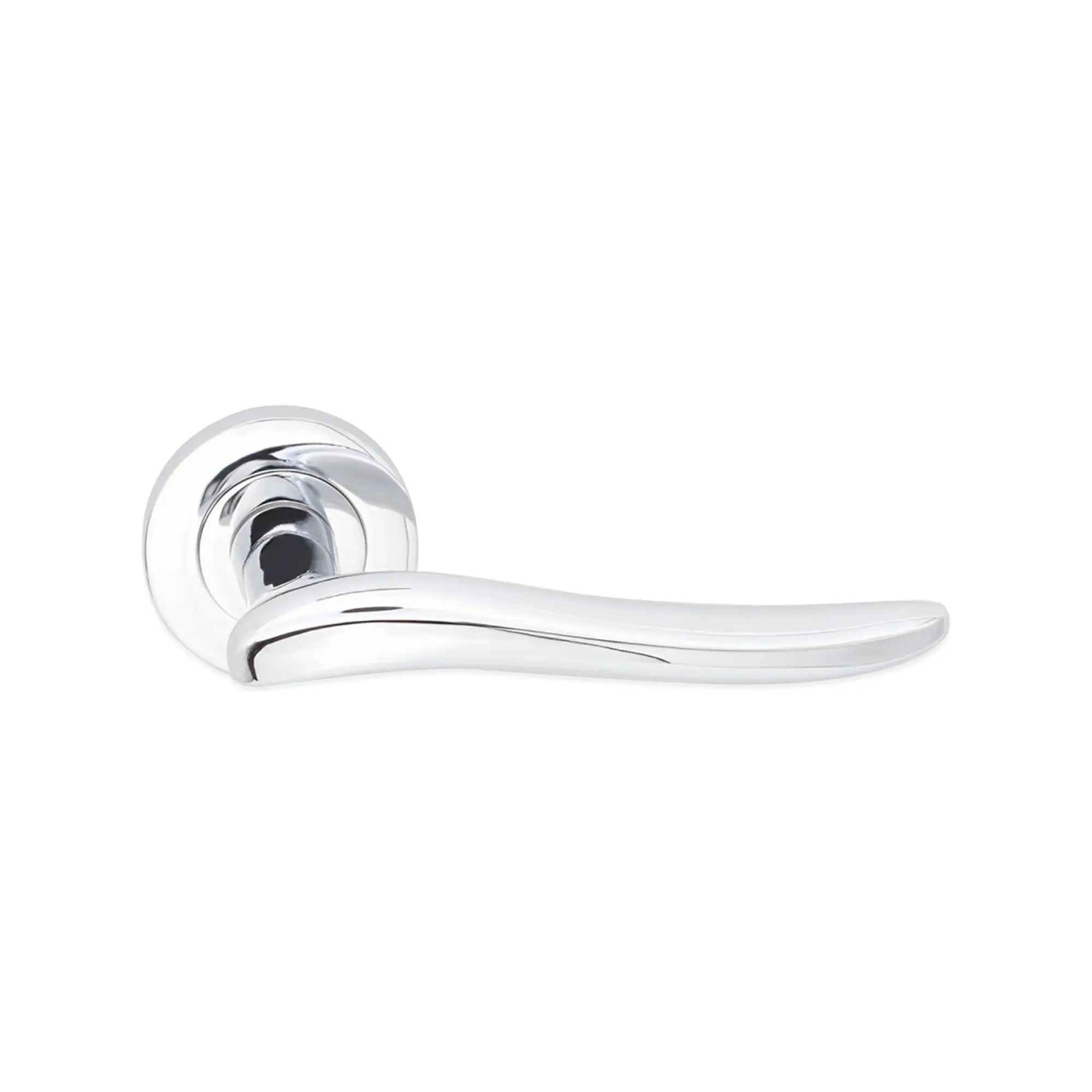 Senza Lever Door Handle Polished Chrome Spira
