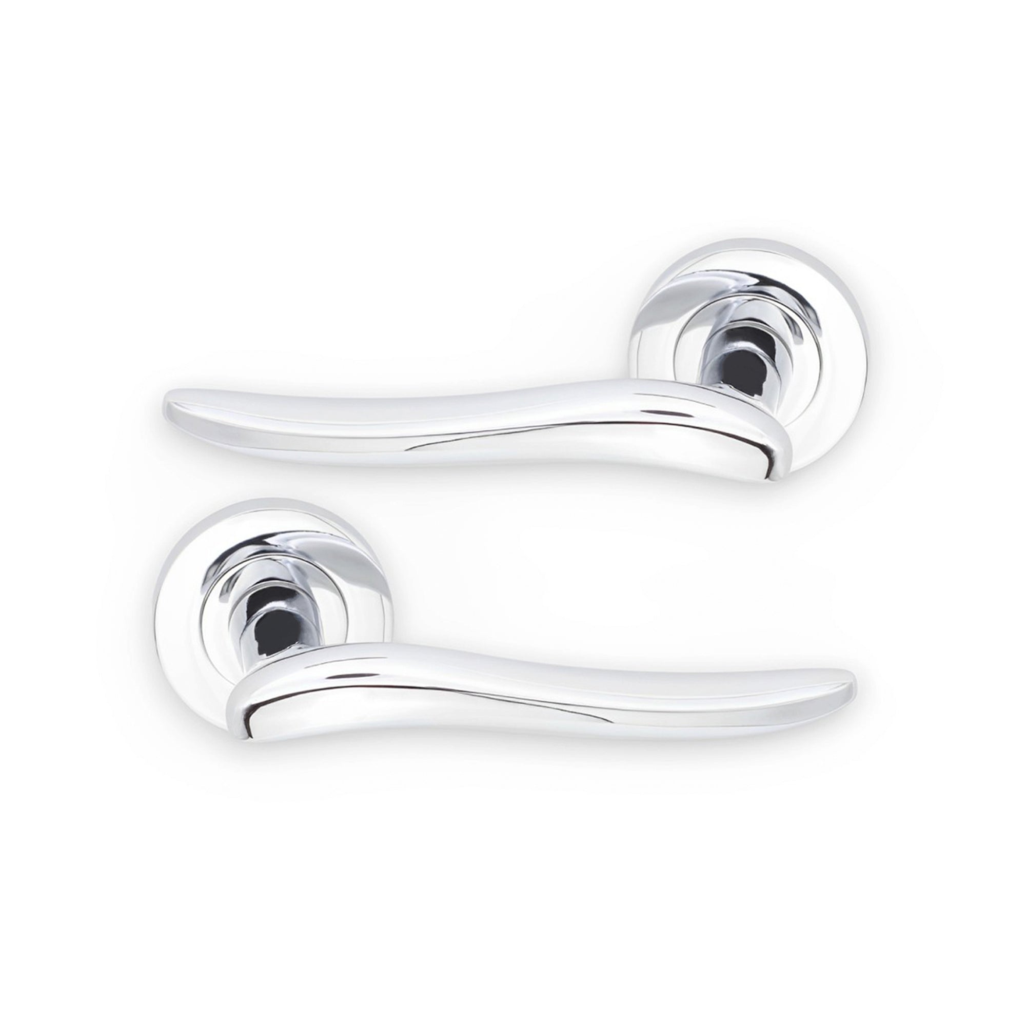 Senza Lever Door Handle Polished Chrome