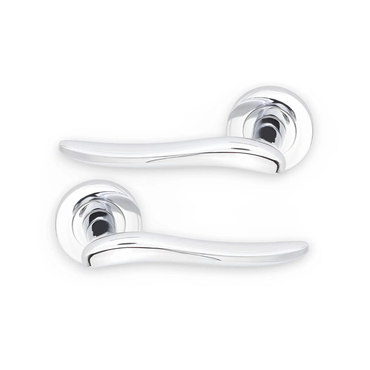 Senza Lever Door Handle Polished Chrome Spira
