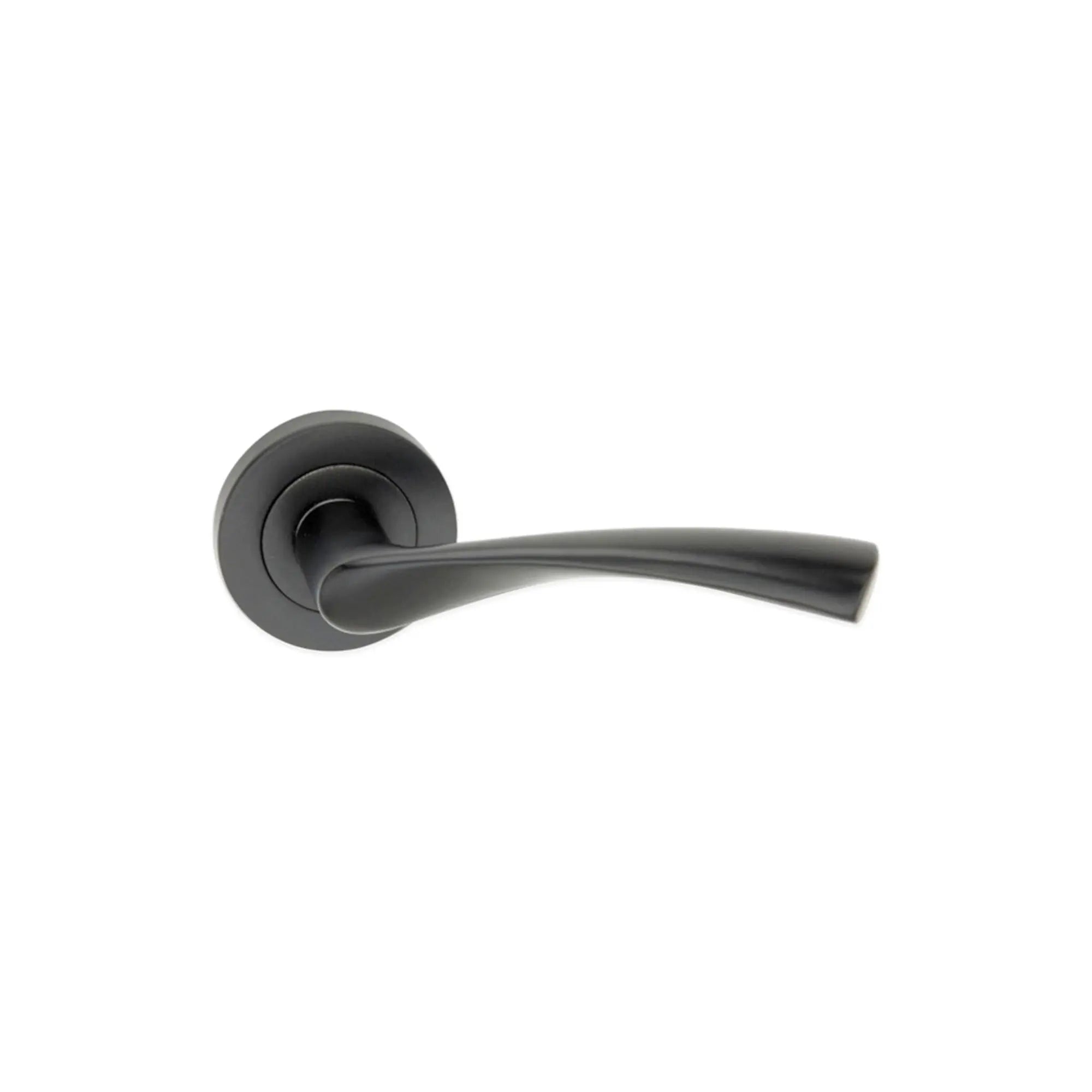 Mercury Lever Door Handle Matt Black Spira
