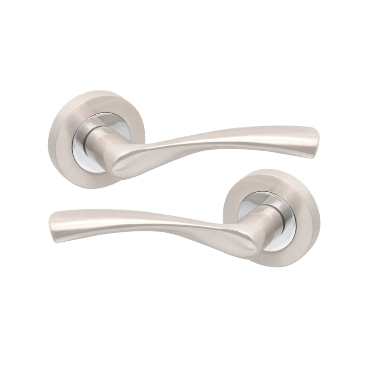Mercury Lever Door Handle Dual Tone Spira