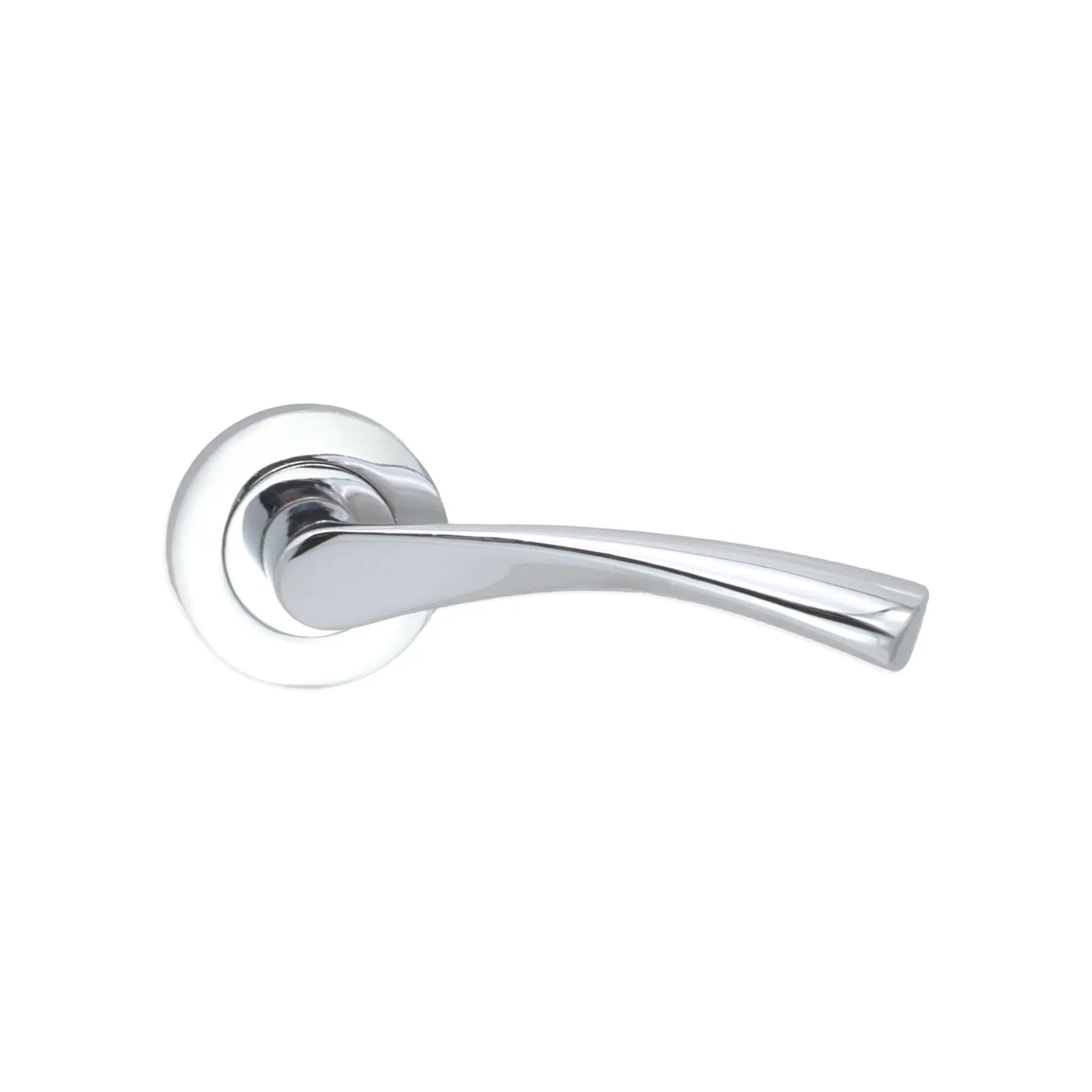 Mercury Lever Door Handle Polished Chrome Spira