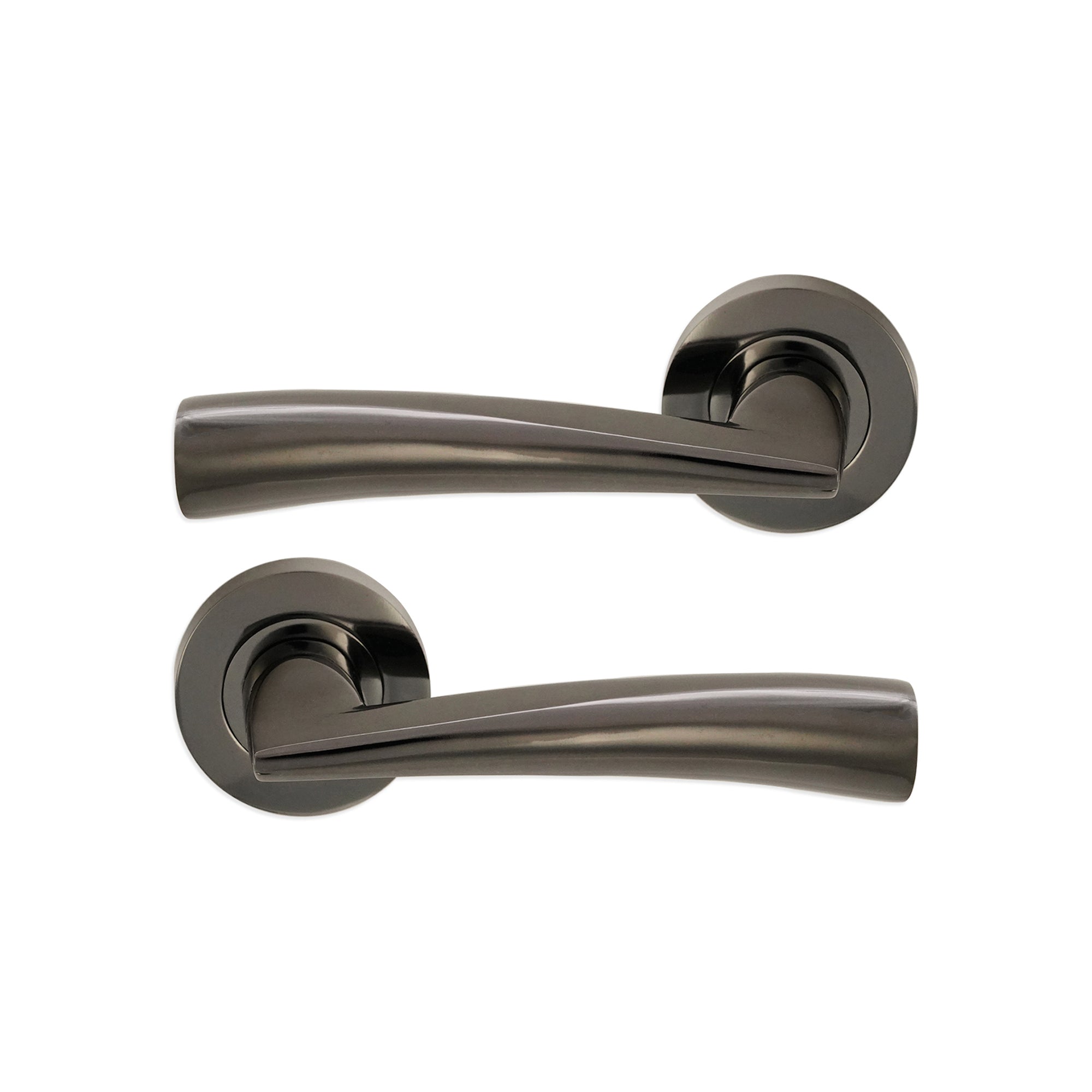 Leygo Lever Door Handle Black Nickel