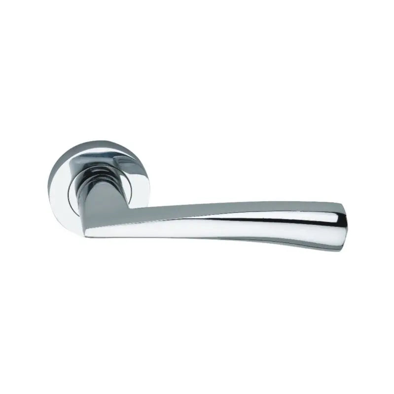 Lego Lever Door Handle Polished Chrome Spira