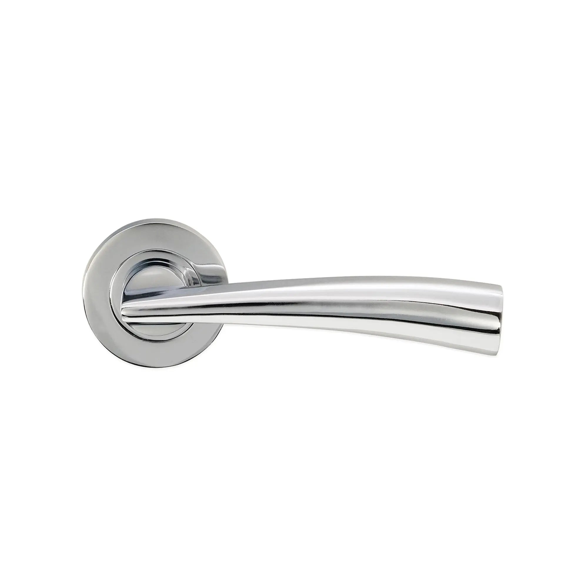 Leygo Lever Door Handle Polished Chrome Spira