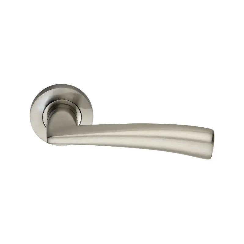 Lego Lever Door Handle Satin Nickel Spira