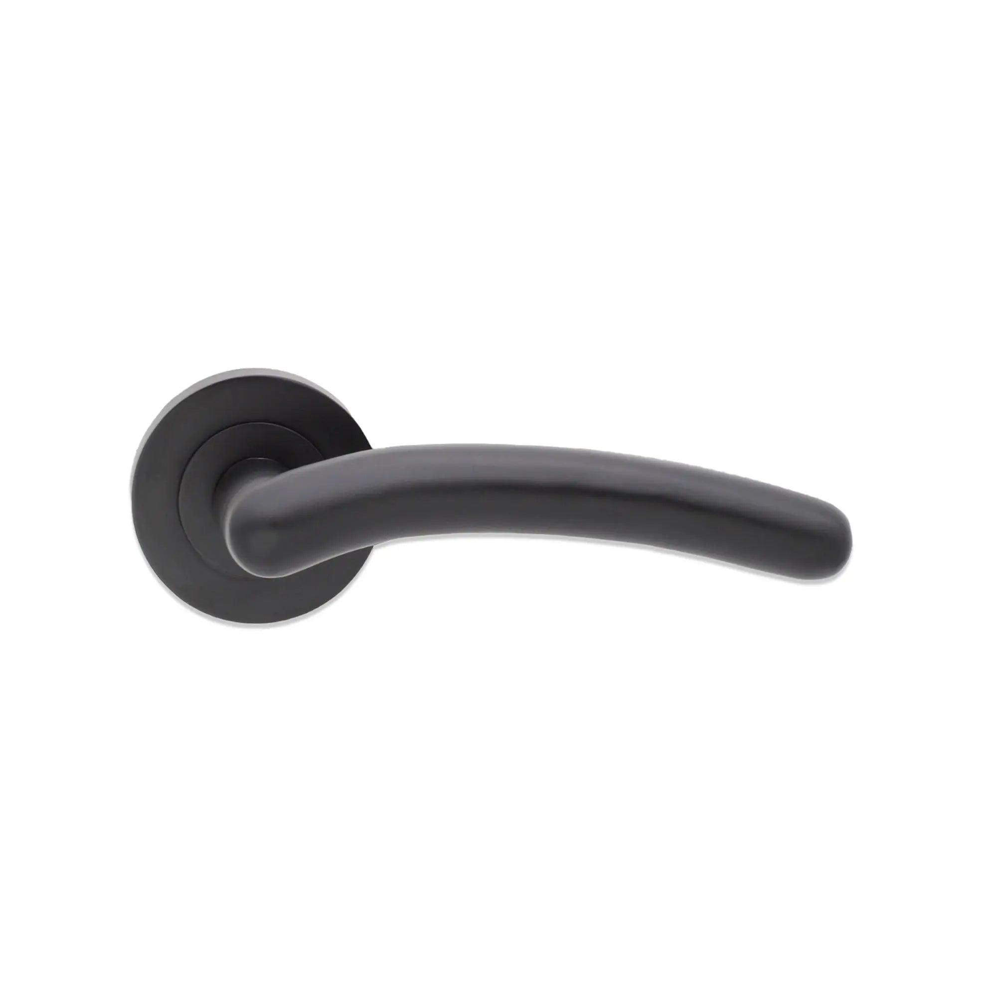Taurus Lever Door Handle Matt Black Spira