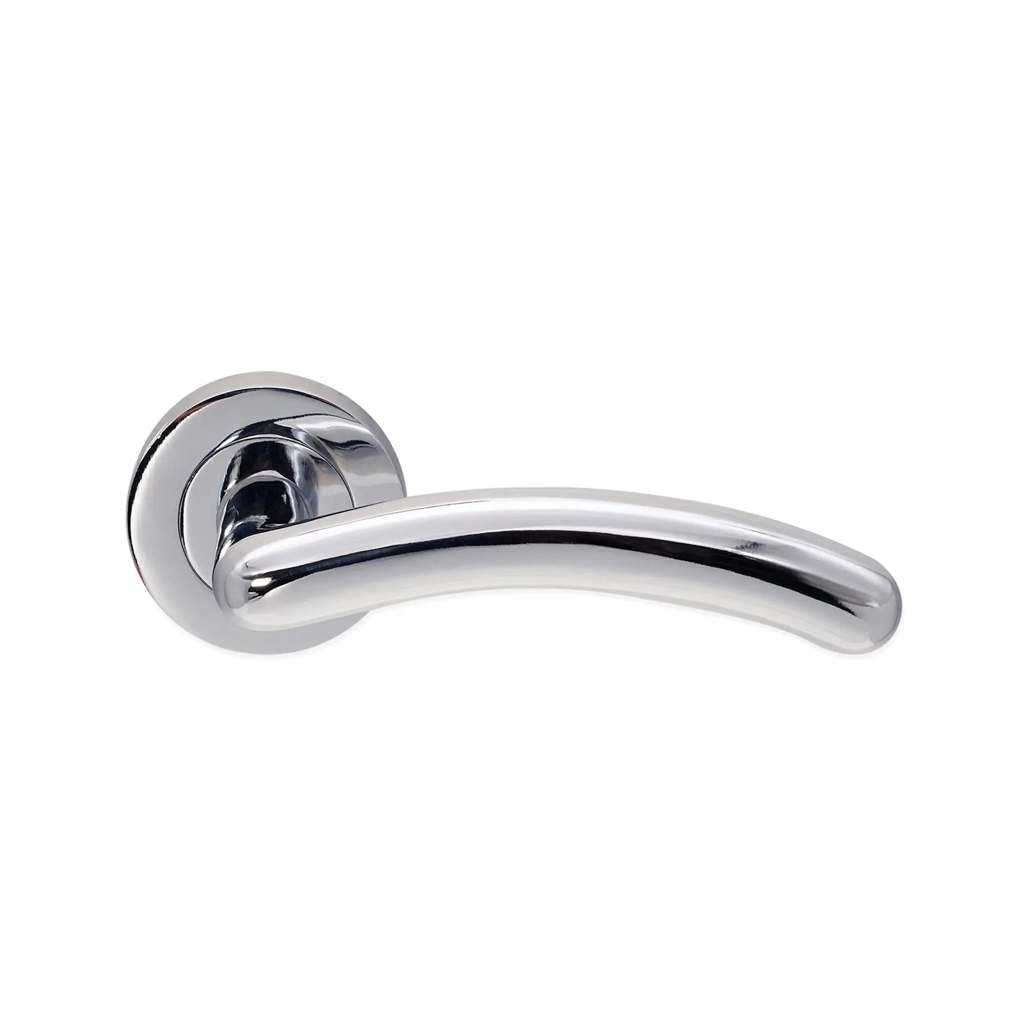 Taurus Lever Door Handle Polished Chrome Spira