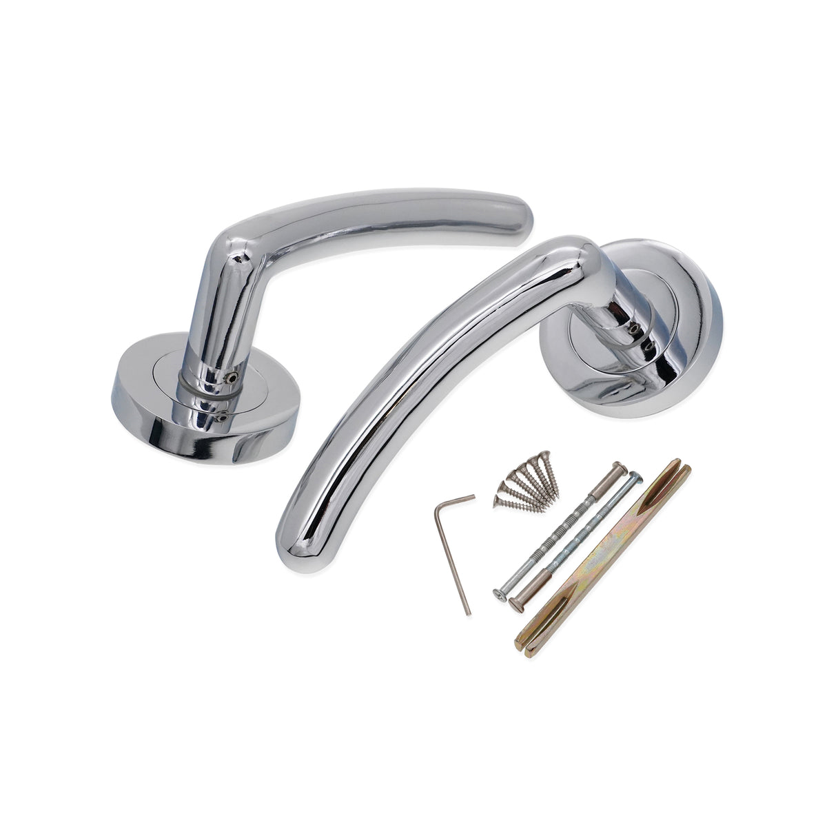 Taurus Lever Door Handle Polished Chrome