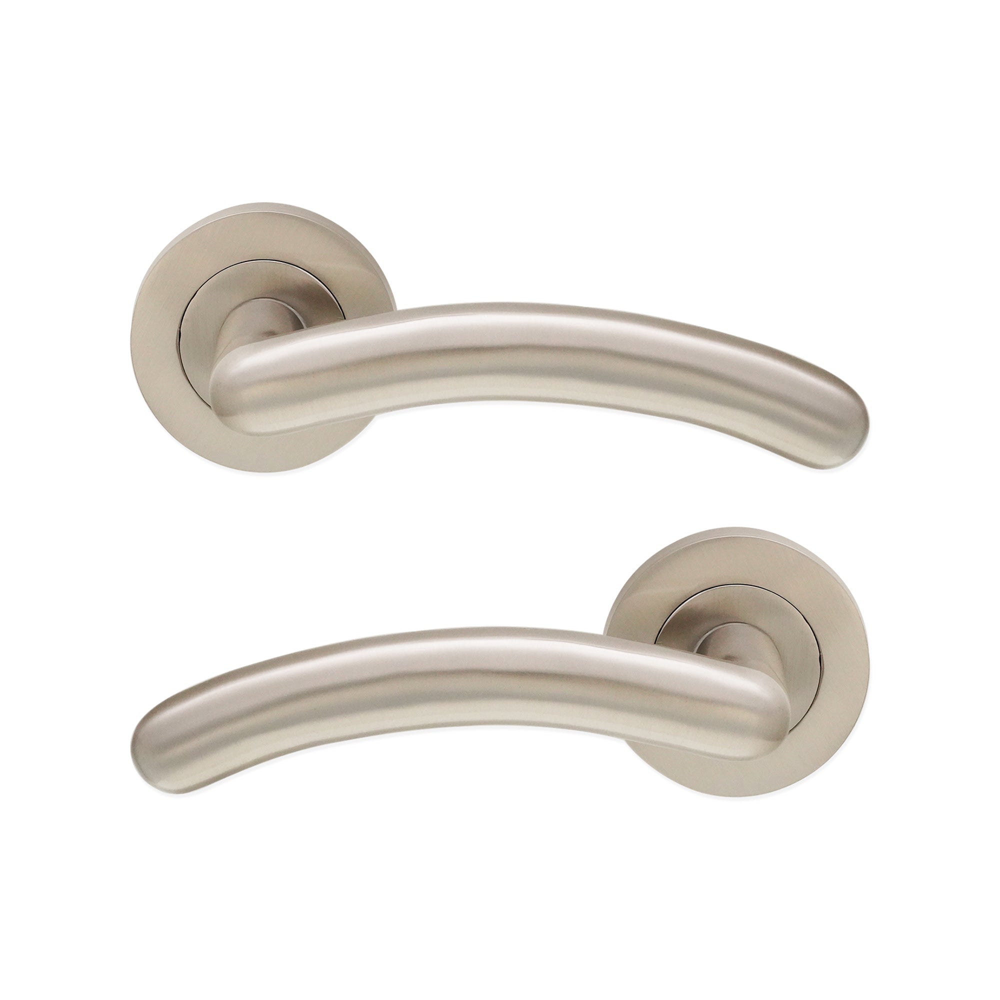 Taurus Lever Door Handle Satin Nickel