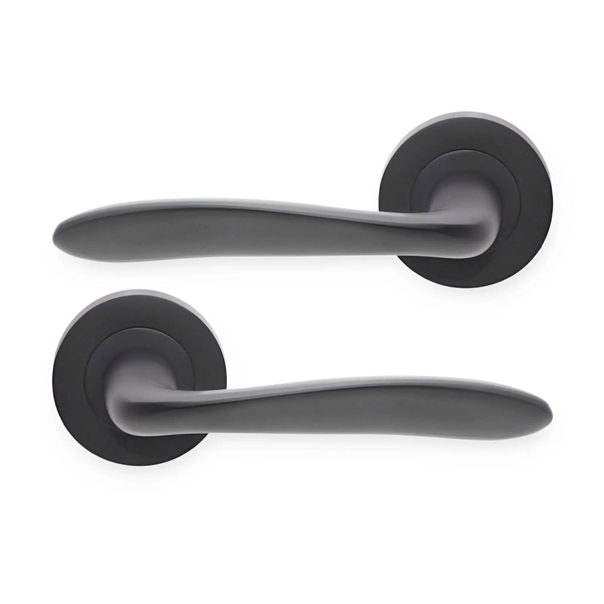 Mars Lever Door Handle Matt Black Spira