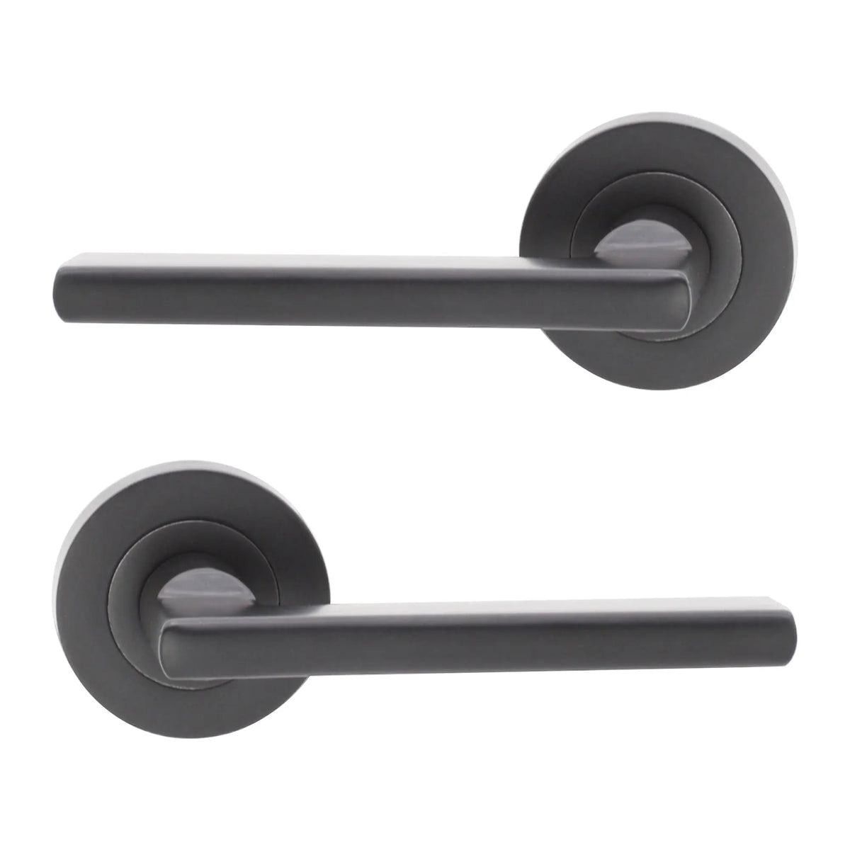 Drox Lever Door Handle Matt Black Spira