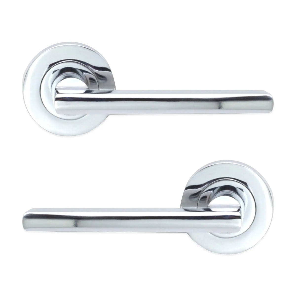 Drox Lever Door Handle Polished Chrome Spira