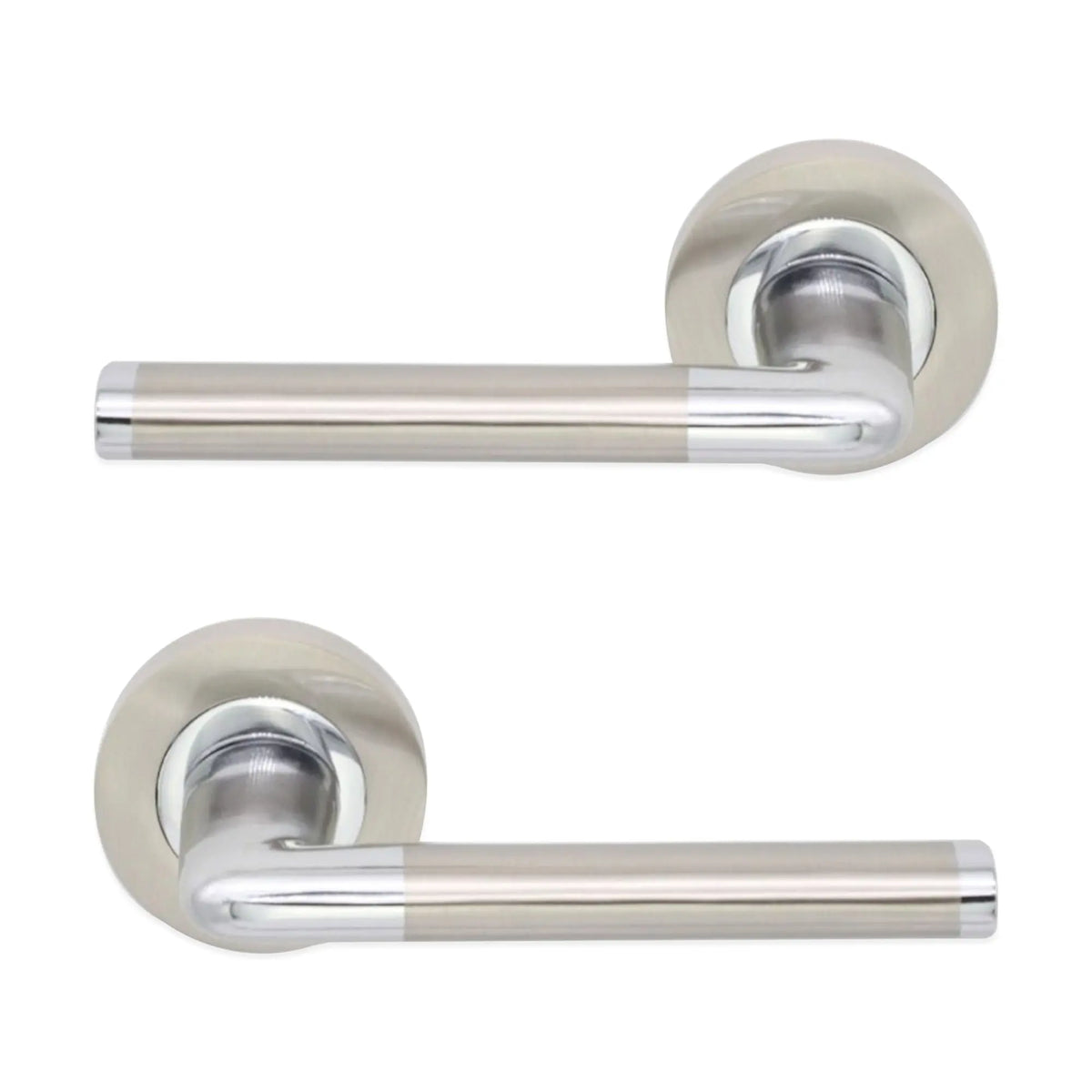 Madrid Lever Door Handle Dual Tone Spira