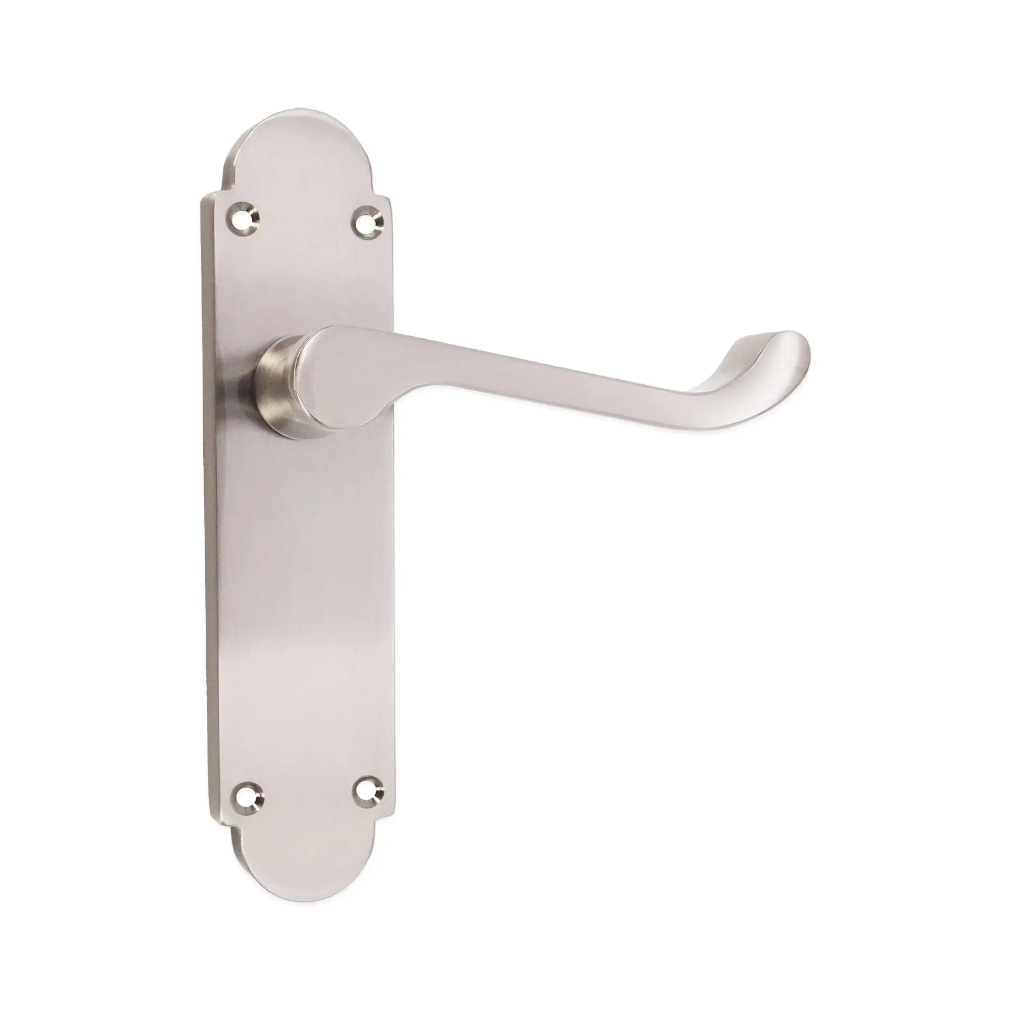 Oakley Lever on Backplate Latch Satin Nickel Spira