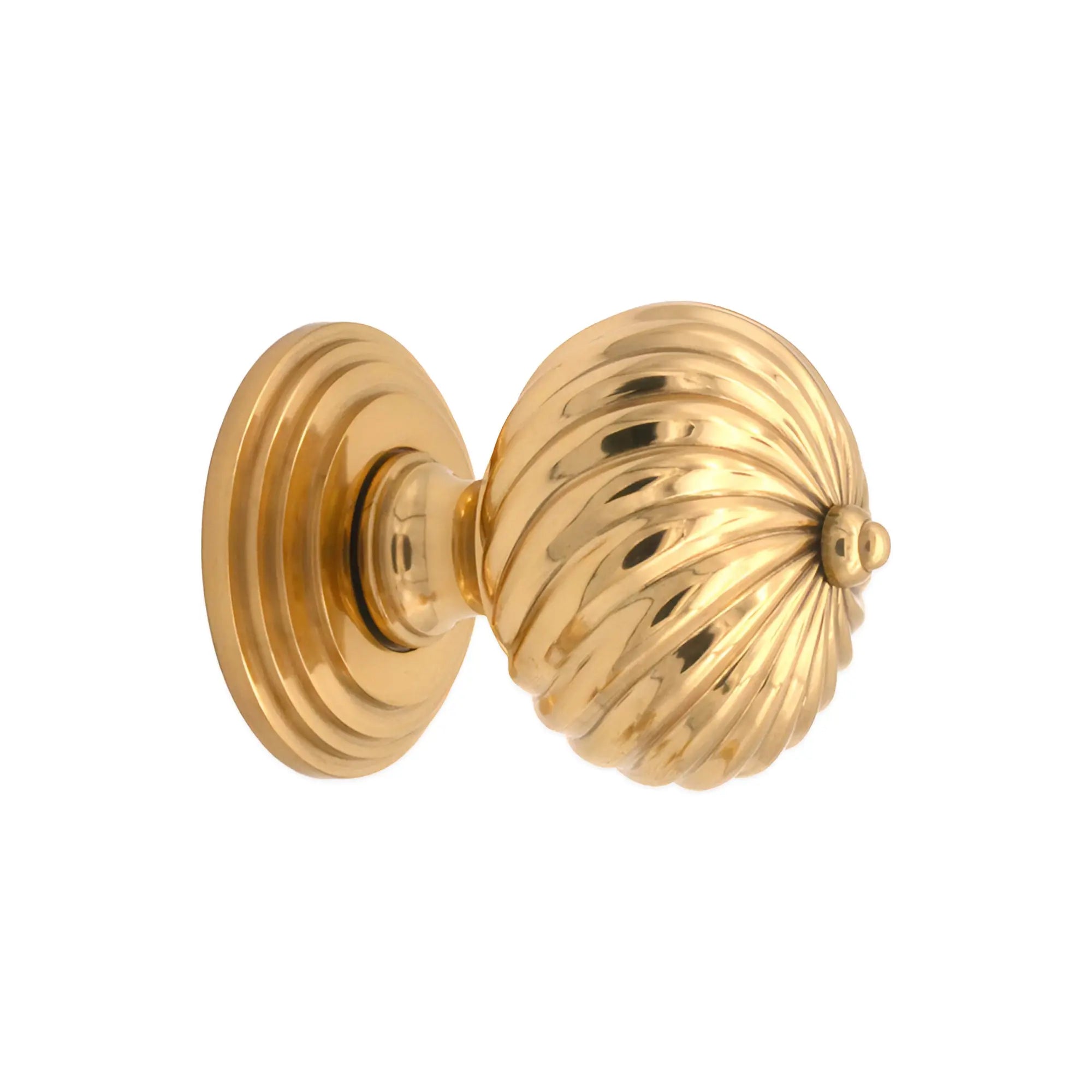 Burcot Mortice Door Knob Polished Brass Spira
