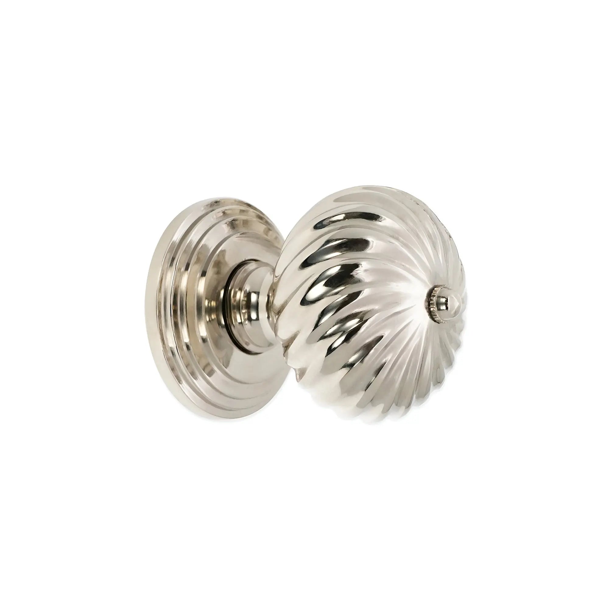 Burcot Mortice Door Knob Polished Nickel Spira