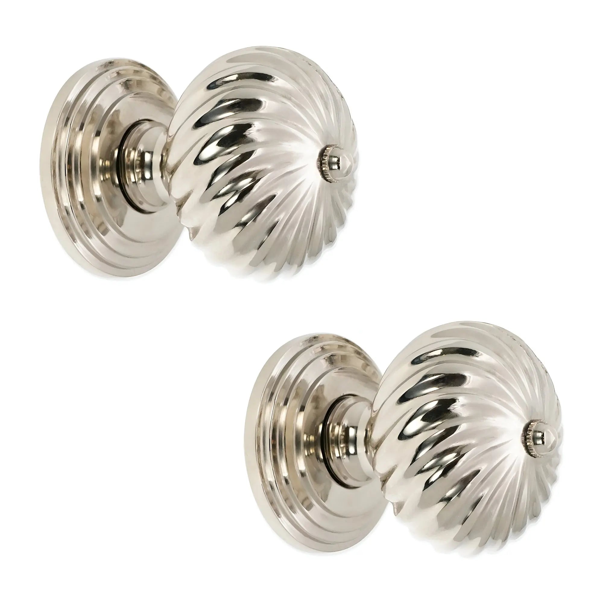 Burcot Mortice Door Knob Polished Nickel Spira