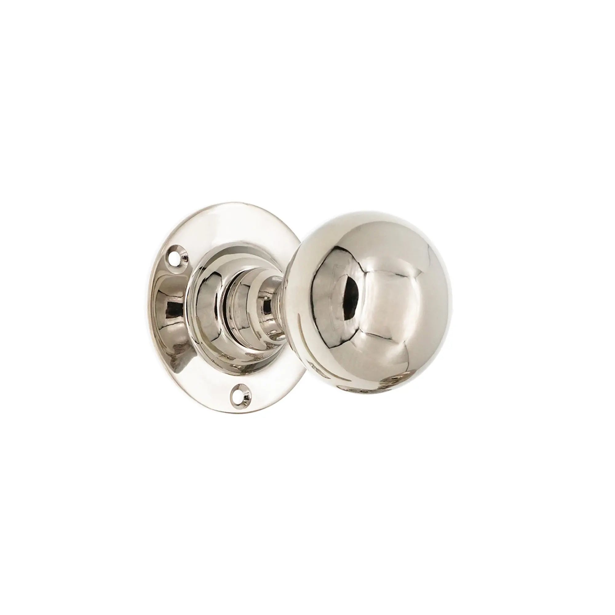 Ball Door Knob Polished Nickel Spira