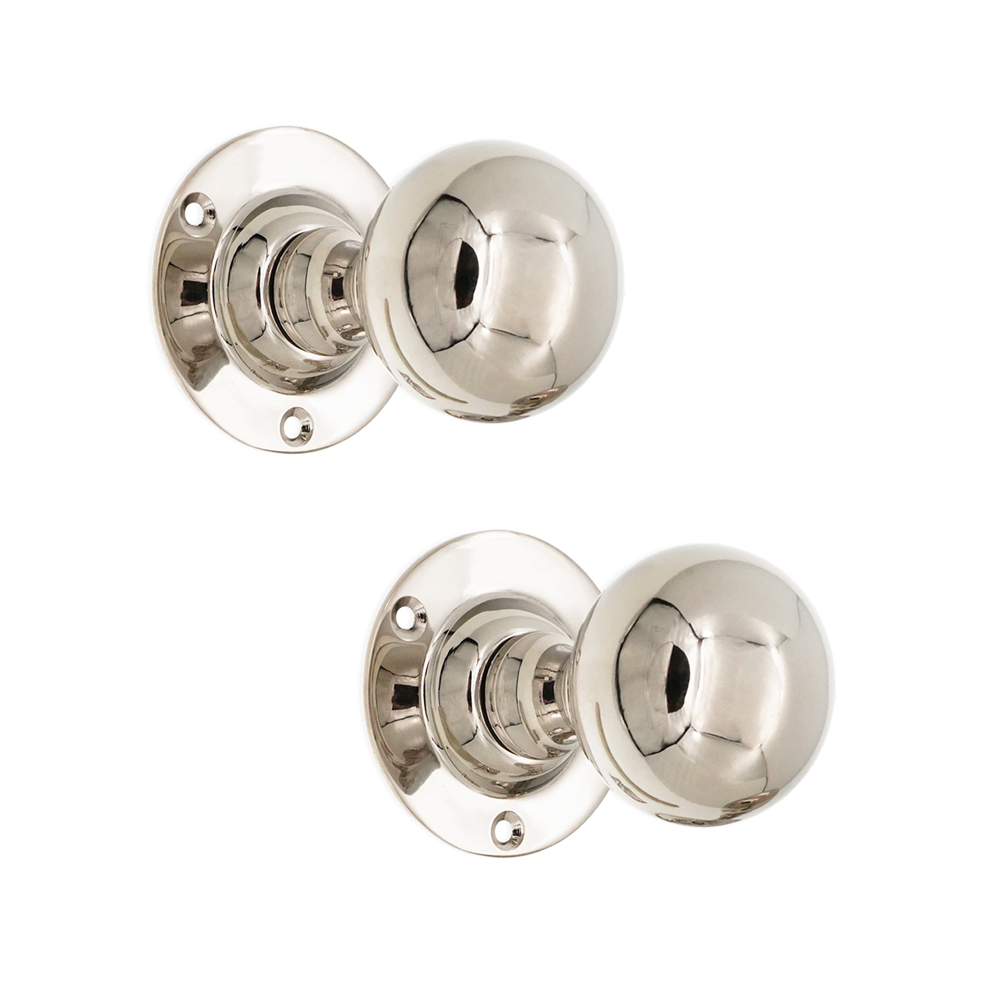 Ball Door Knob Polished Nickel