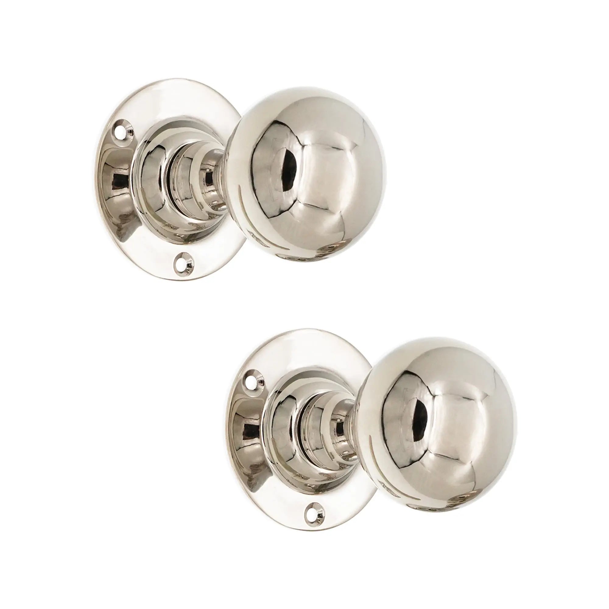 Ball Door Knob Polished Nickel Spira