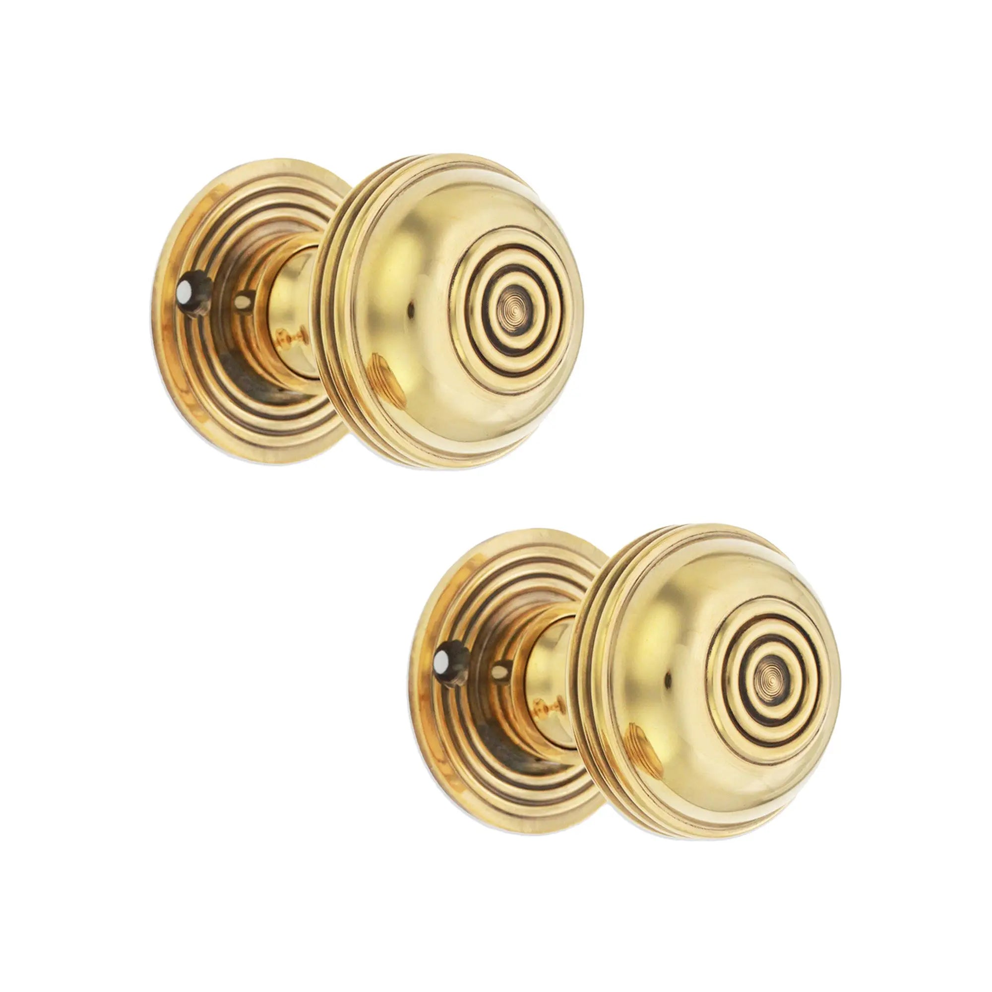 Bloxwich 50mm Rim/Mortice Door Knob Aged Brass Spira