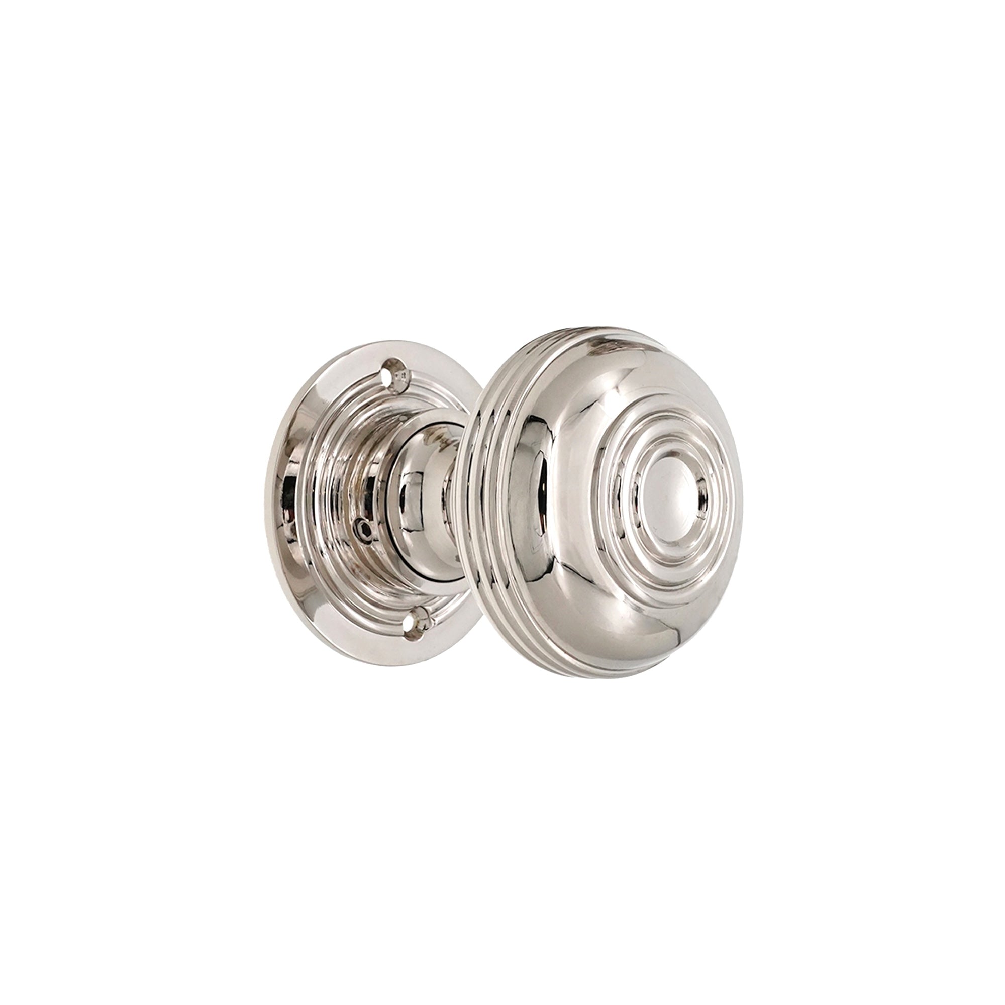 Bloxwich Large 60mm Rim/Mortice Door Knob Polished Nickel