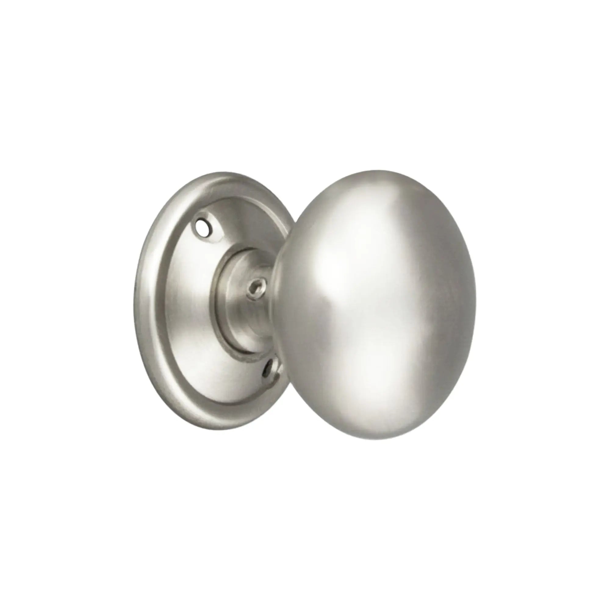 Cottage Large 50mm Rim/Mortice Door Knob Satin Chrome Spira