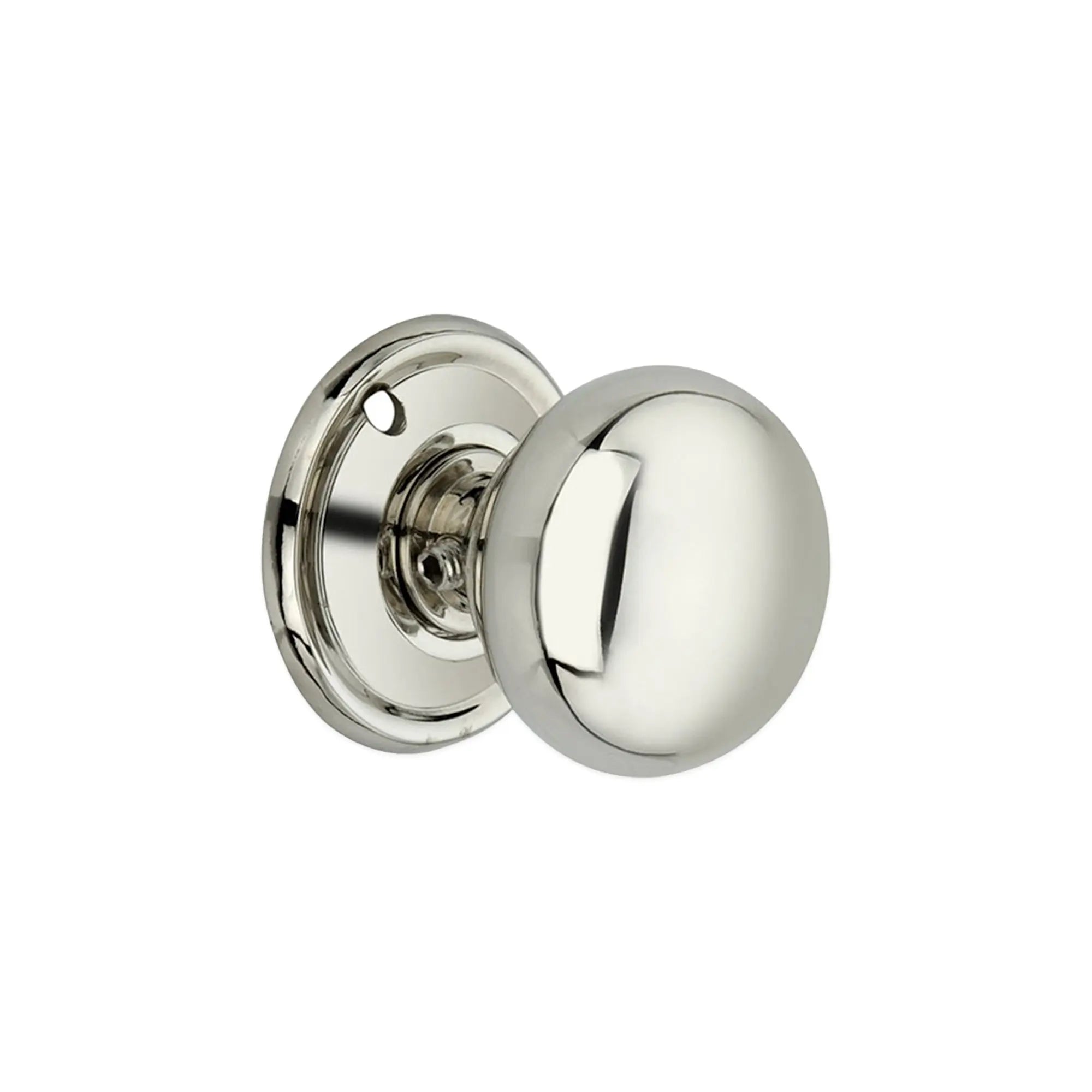 Cottage Small 40mm Rim/Mortice Door Knob Polished Nickel Spira