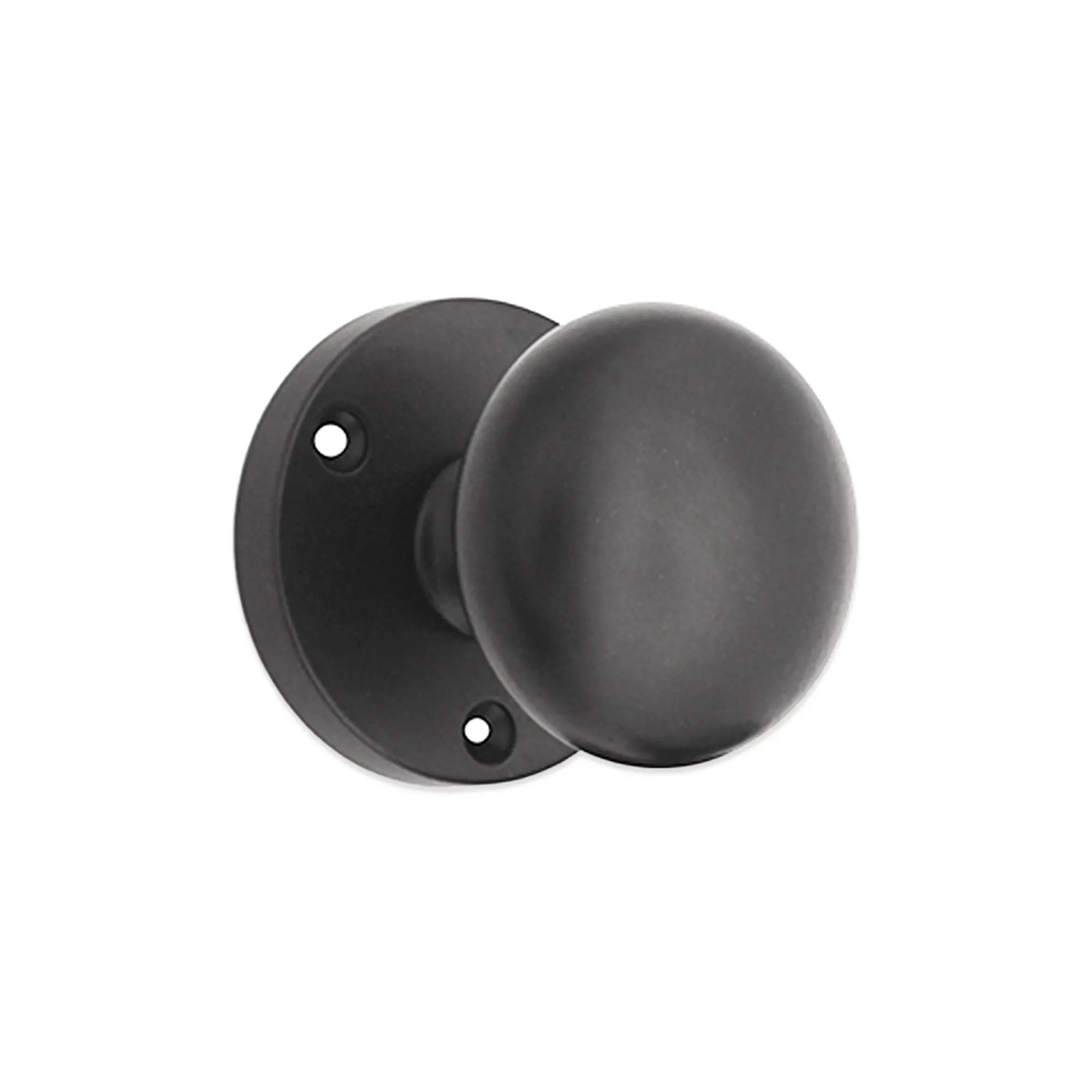Victorian Door Knob Matt Black Spira
