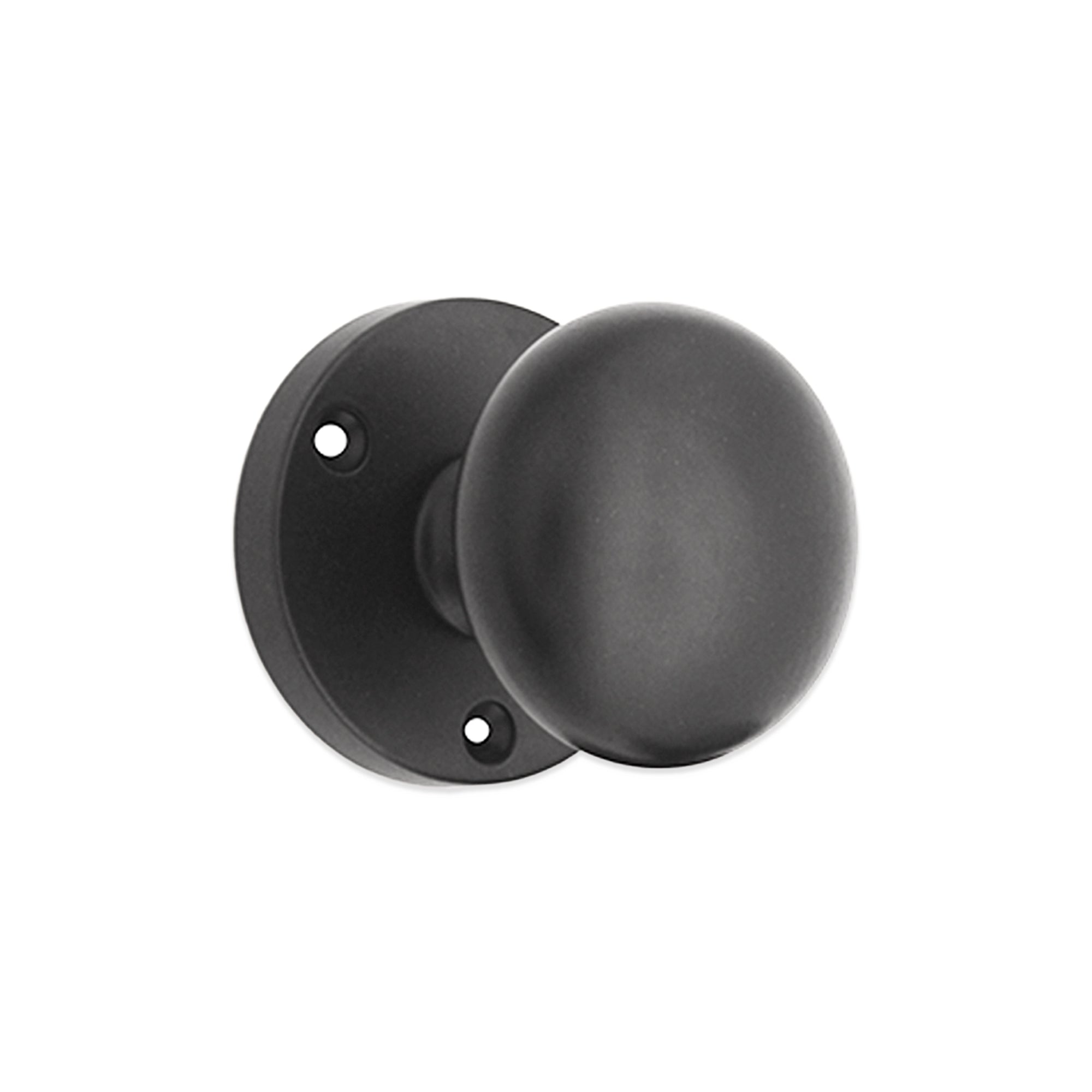 Victorian Door Knob Matt Black